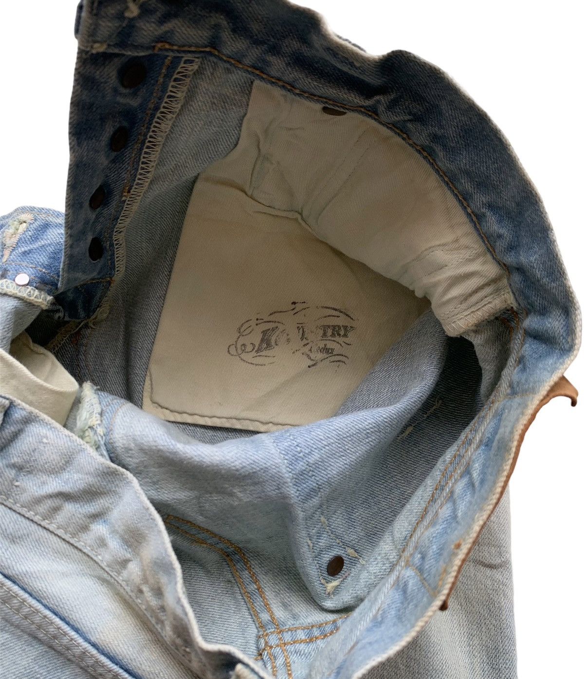 Kapital Kapital Dropped Crotch Selvedge Jeans Size 26" / US 2 / IT 38 - 10 Thumbnail