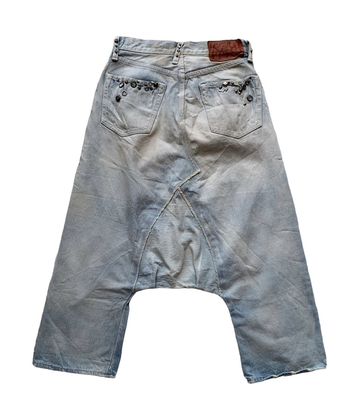 Kapital Kapital Dropped Crotch Selvedge Jeans Size 26" / US 2 / IT 38 - 1 Thumbnail