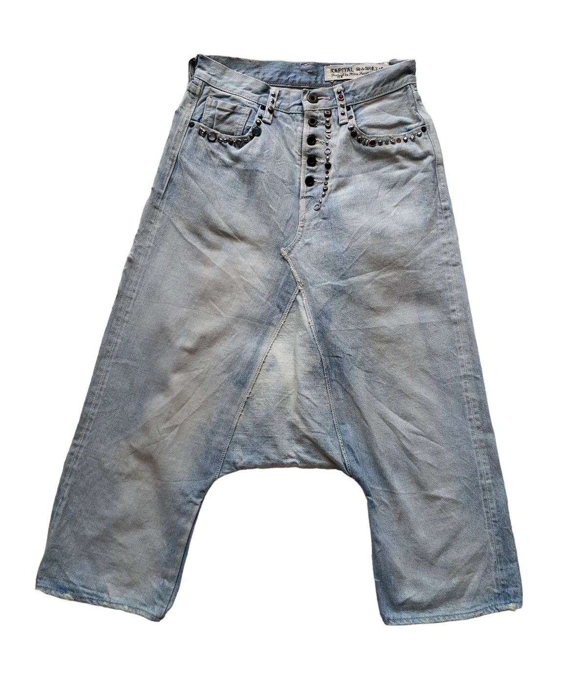 Kapital Kapital Dropped Crotch Selvedge Jeans Size 26" / US 2 / IT 38 - 5 Thumbnail