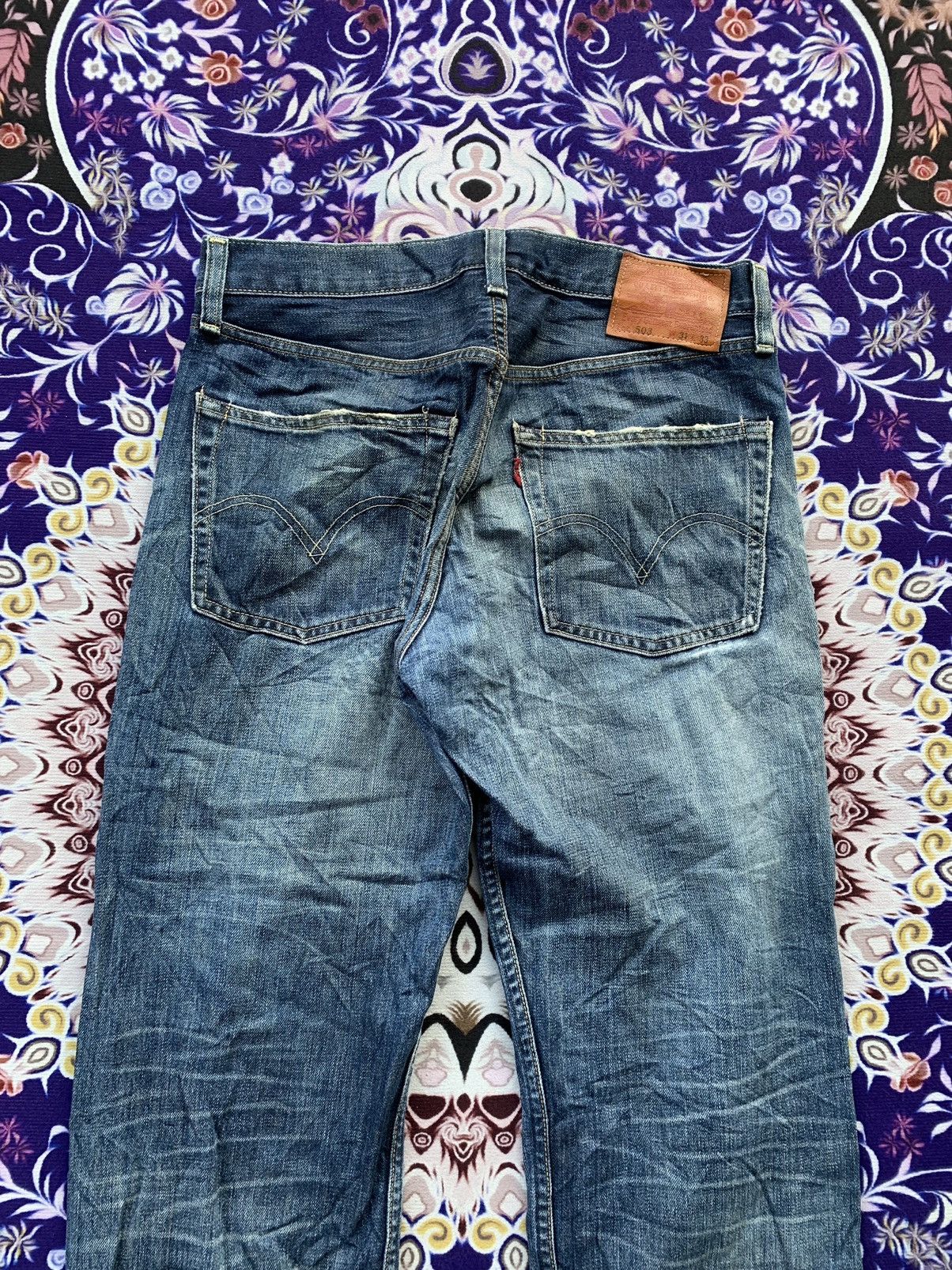 Levi's Levis 503 Faded Wash Denim Size US 32 / EU 48 - 11 Thumbnail