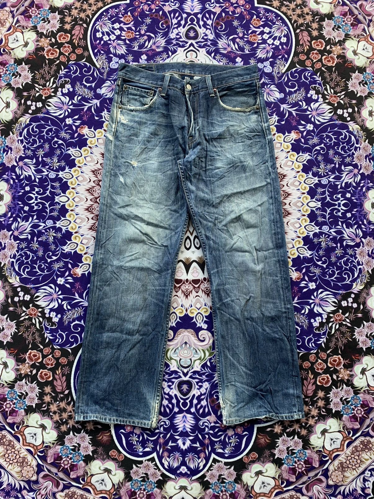 Levi's Levis 503 Faded Wash Denim Size US 32 / EU 48 - 1 Thumbnail