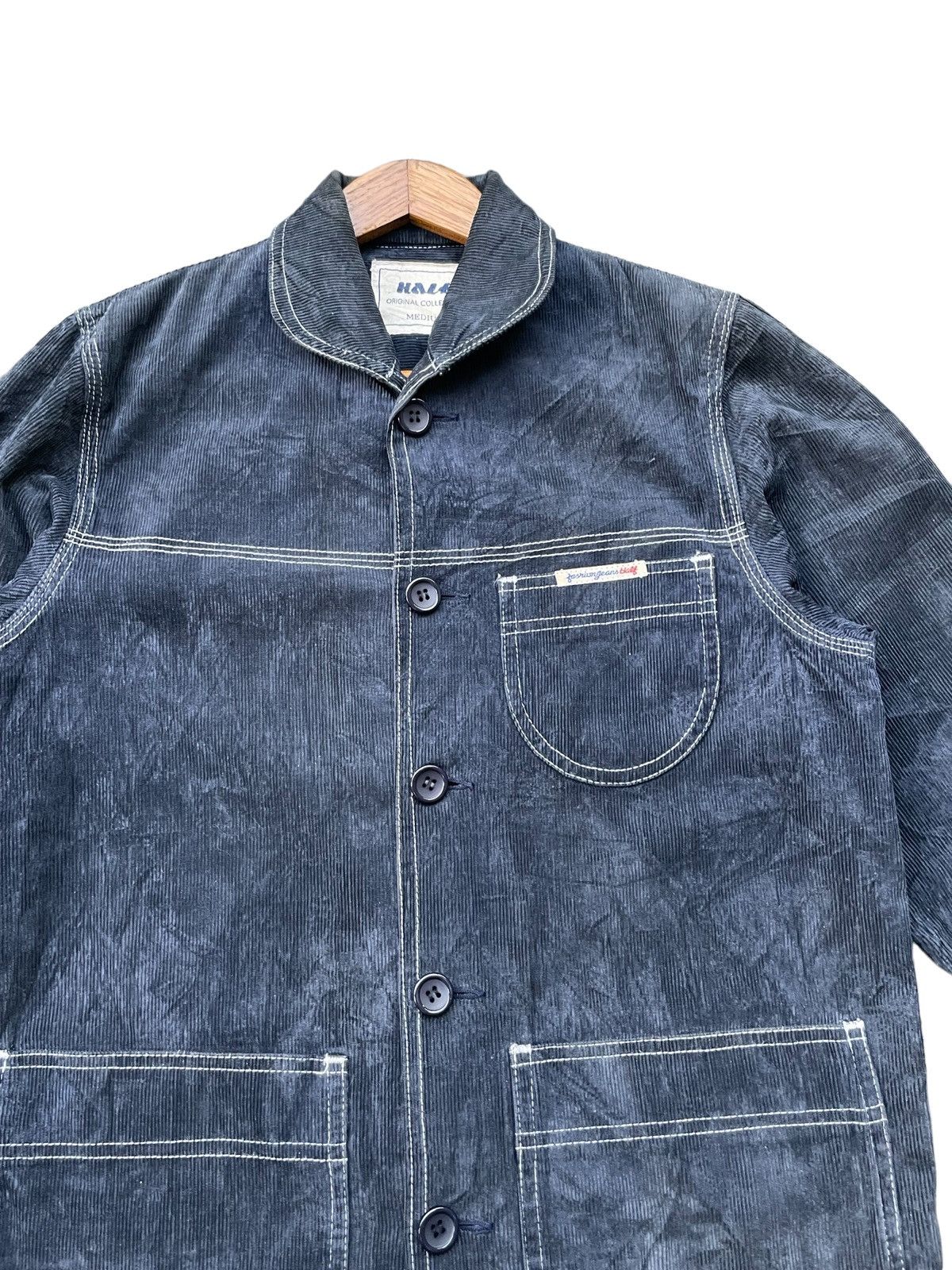 Other Vintage Half Coduroy Chore Jacket Size US M / EU 48-50 / 2 - 7 Thumbnail