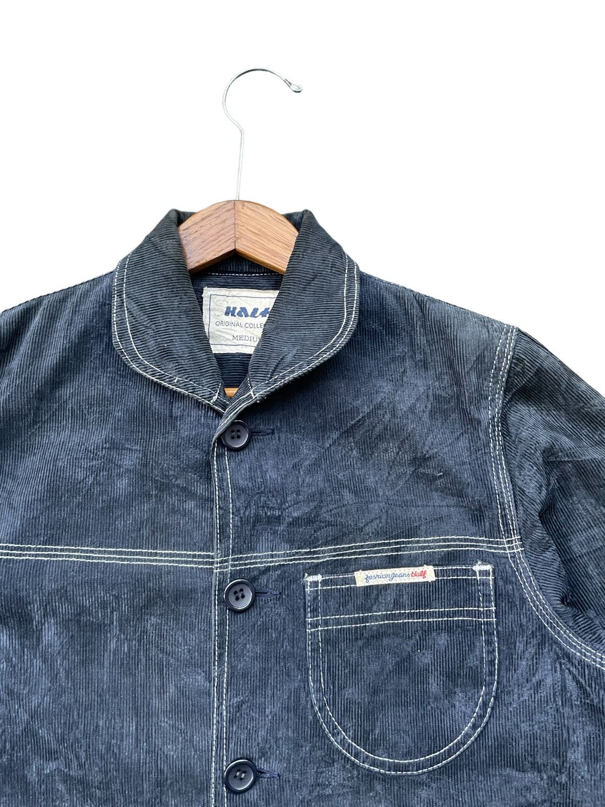 Other Vintage Half Coduroy Chore Jacket Size US M / EU 48-50 / 2 - 8 Thumbnail