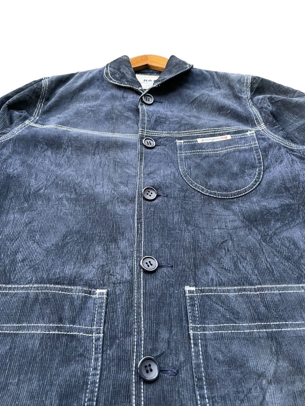 Other Vintage Half Coduroy Chore Jacket Size US M / EU 48-50 / 2 - 6 Thumbnail