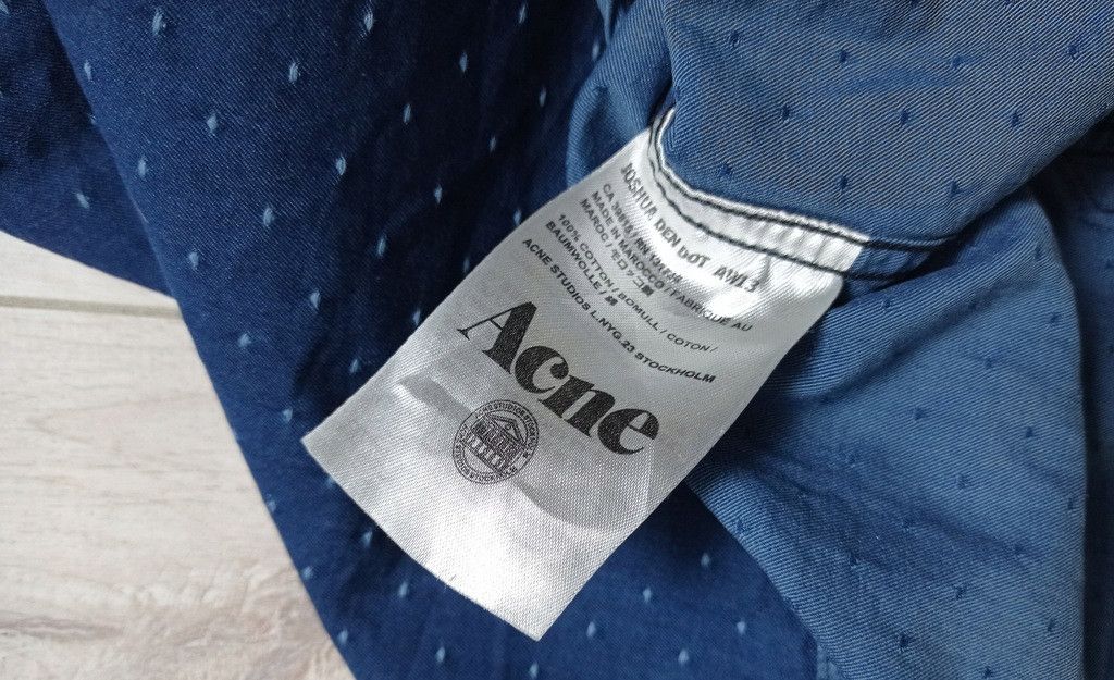Acne Studios [48] Joshua Den Dot Shirt (AW13) Size US M / EU 48-50 / 2 - 6 Thumbnail