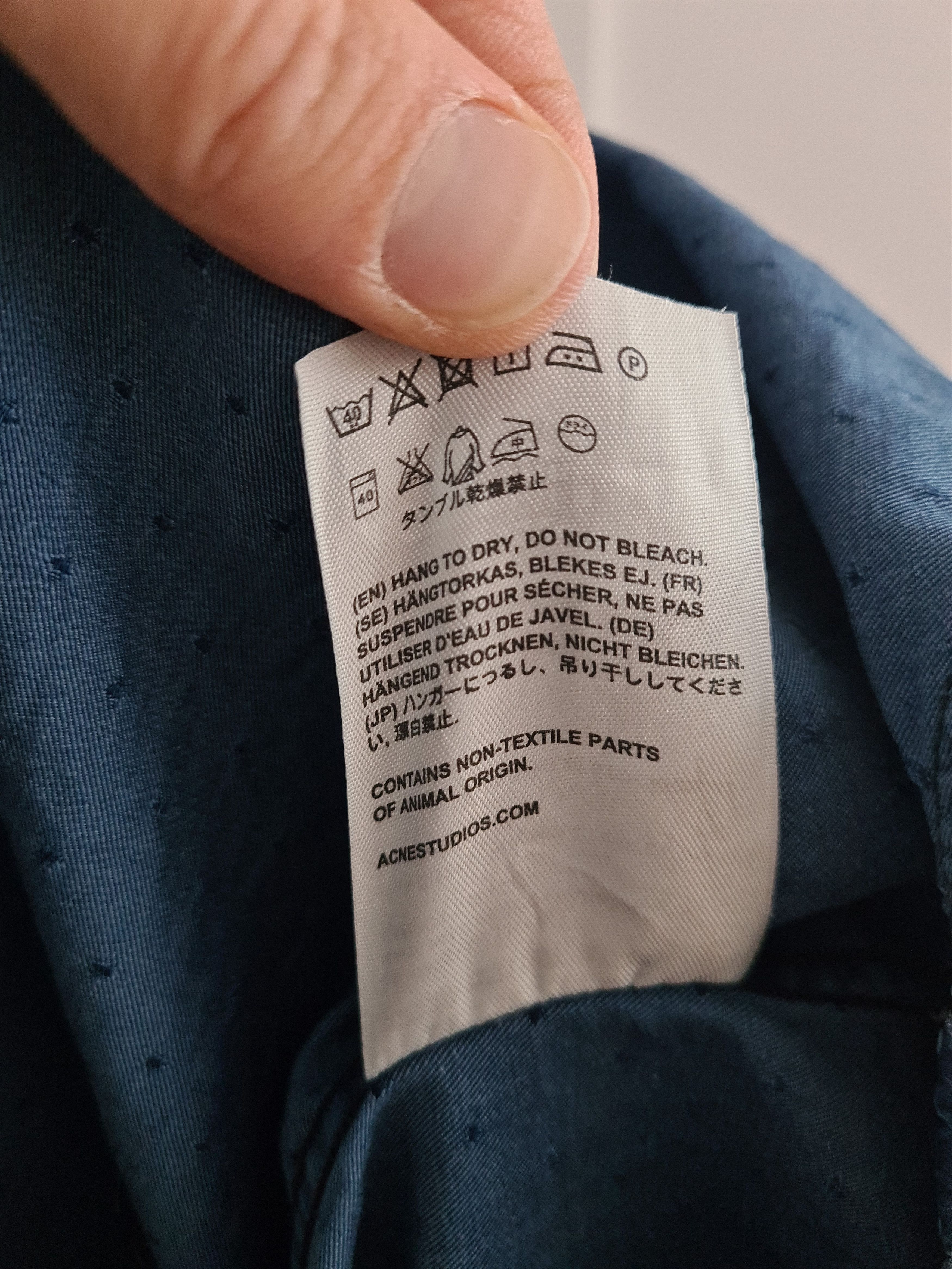 Acne Studios [48] Joshua Den Dot Shirt (AW13) Size US M / EU 48-50 / 2 - 7 Thumbnail