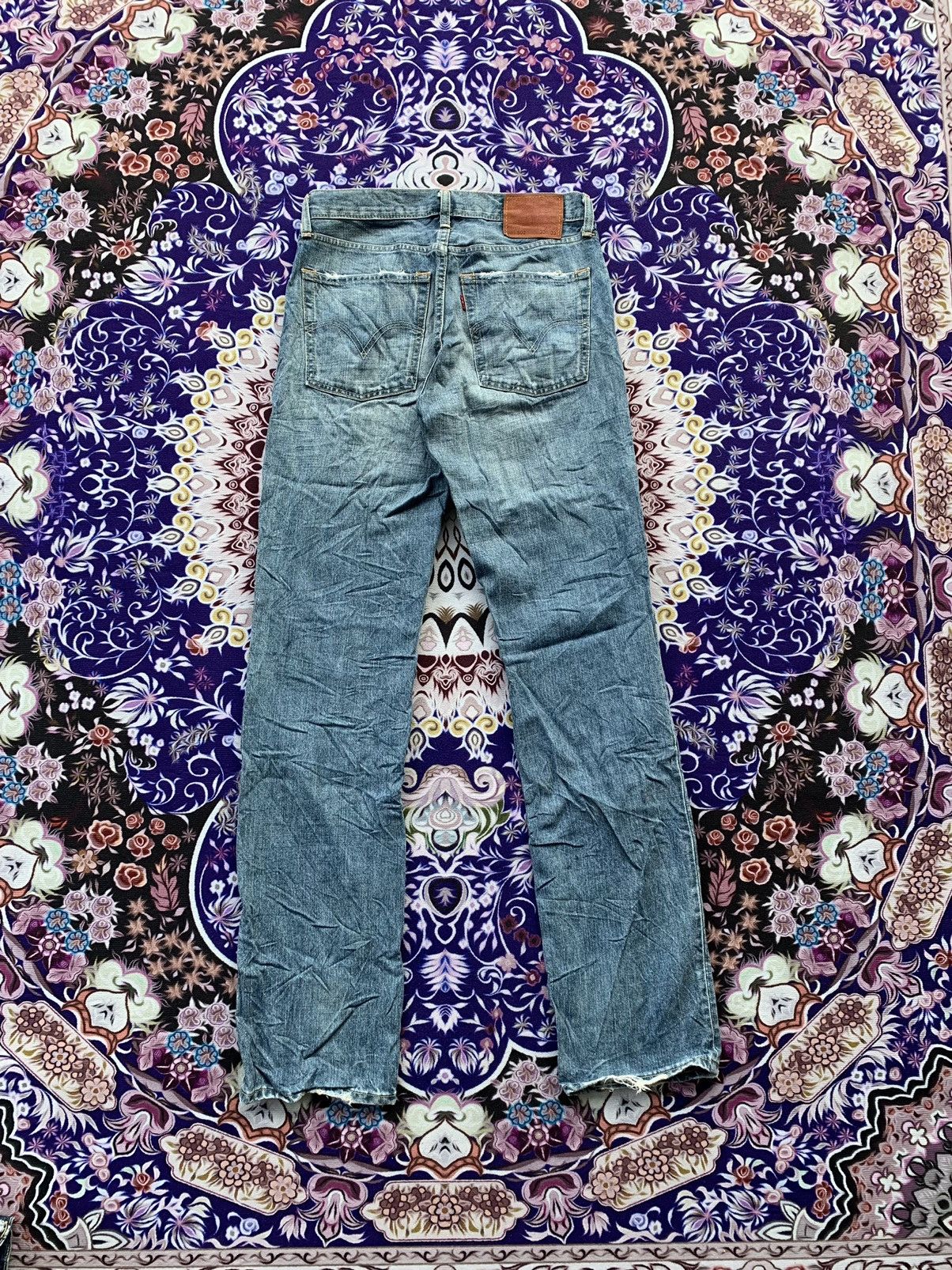 Levi's Vintage Clothing Vintage Levis 502 Faded Wash Denim Size US 31 - 9 Thumbnail