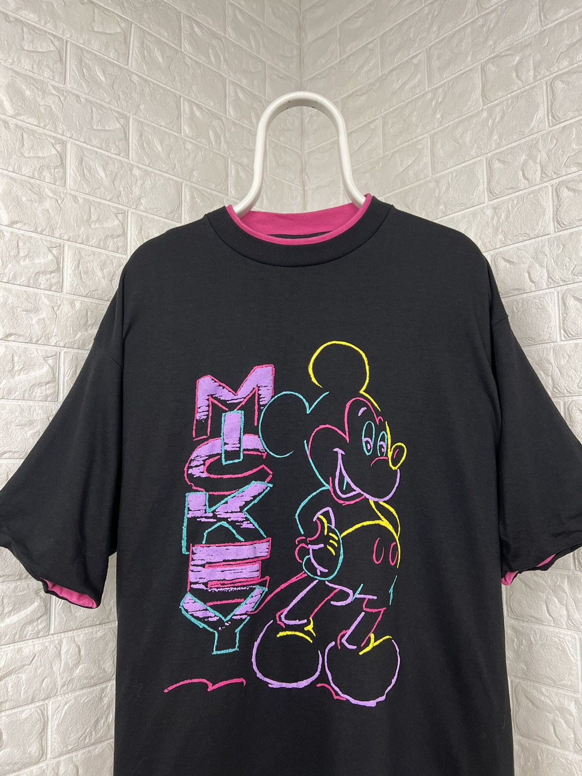 Disney × Mickey Mouse × Vintage Vintage 90s Mickey Mouse Tee Size US XL / EU 56 / 4 - 2 Thumbnail