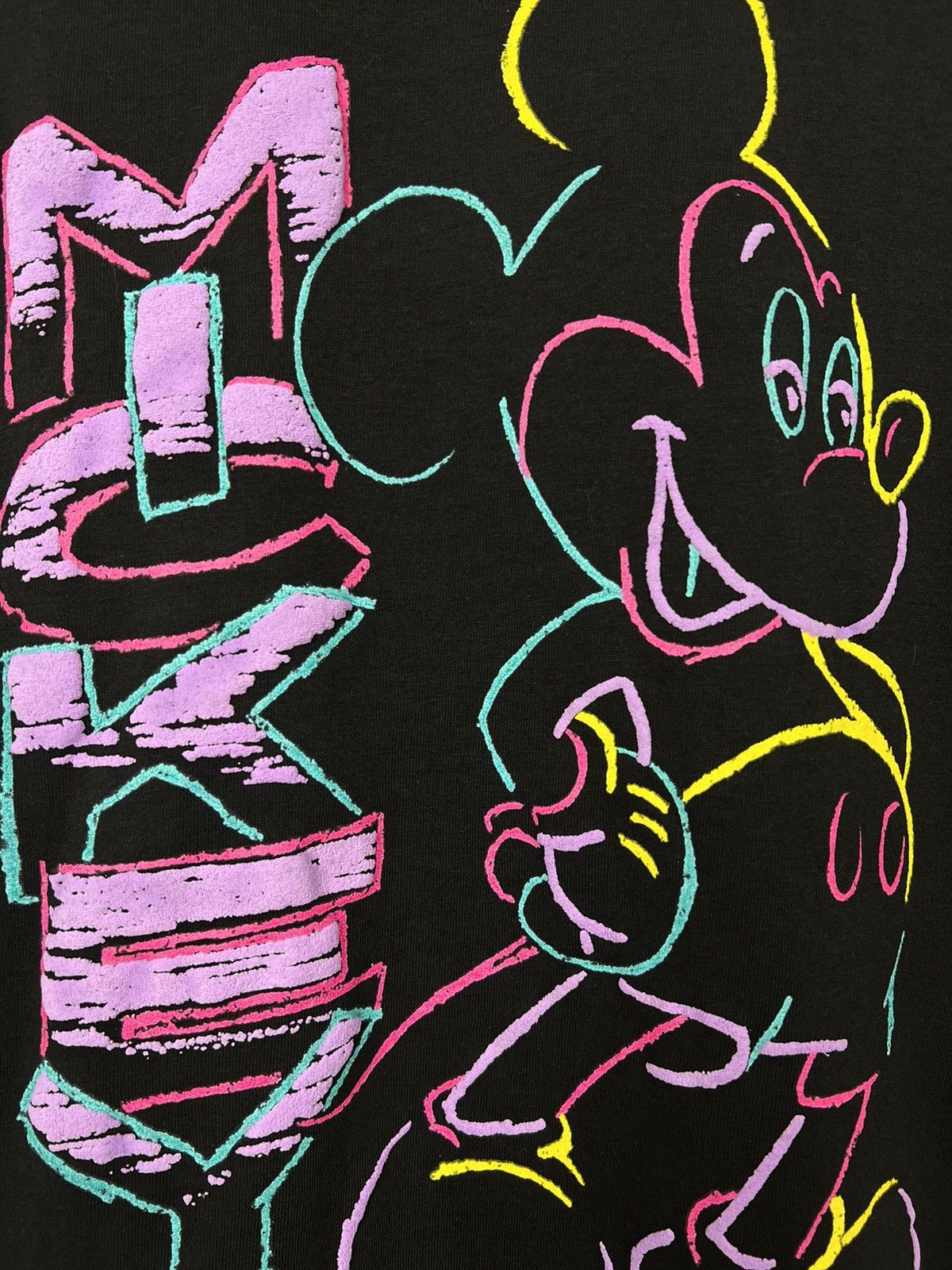 Disney × Mickey Mouse × Vintage Vintage 90s Mickey Mouse Tee Size US XL / EU 56 / 4 - 3 Thumbnail