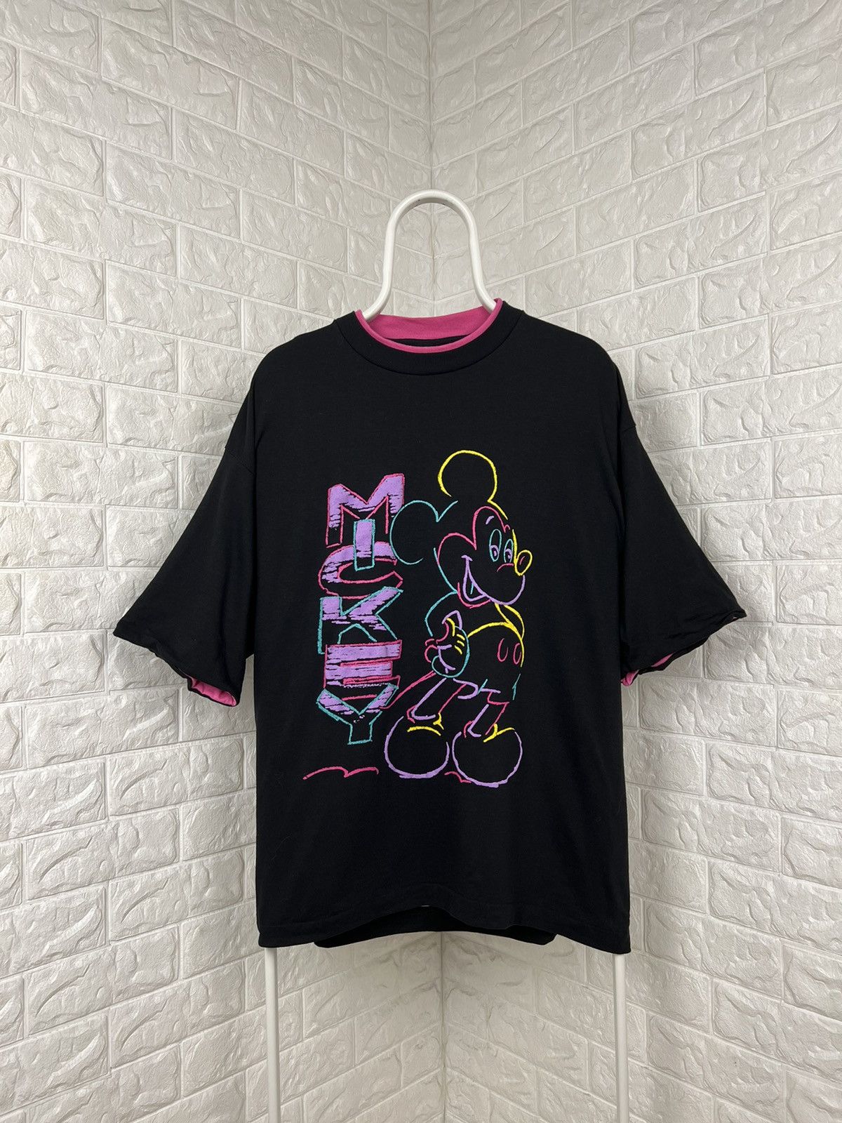 Disney × Mickey Mouse × Vintage Vintage 90s Mickey Mouse Tee Size US XL / EU 56 / 4 - 1 Thumbnail
