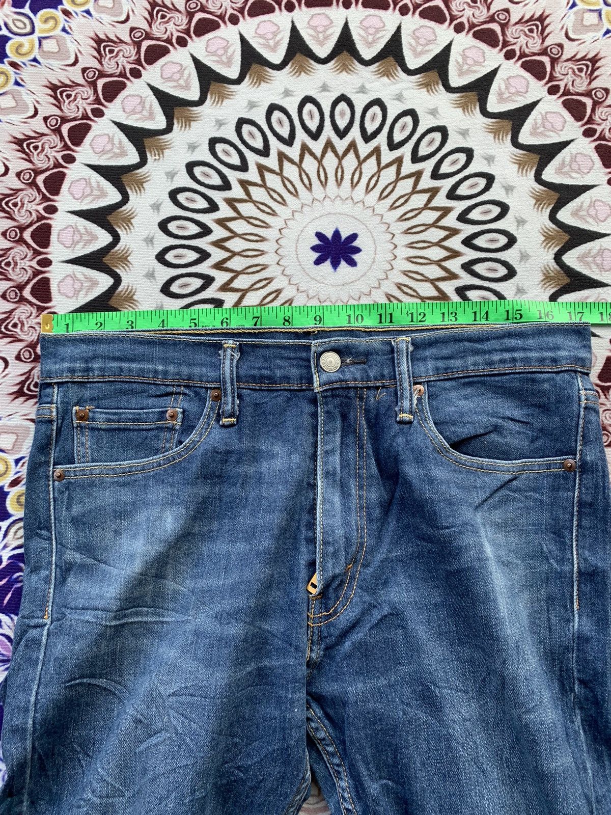 Levi's Levis 513 Faded Wash Denim Size US 34 / EU 50 - 11 Thumbnail