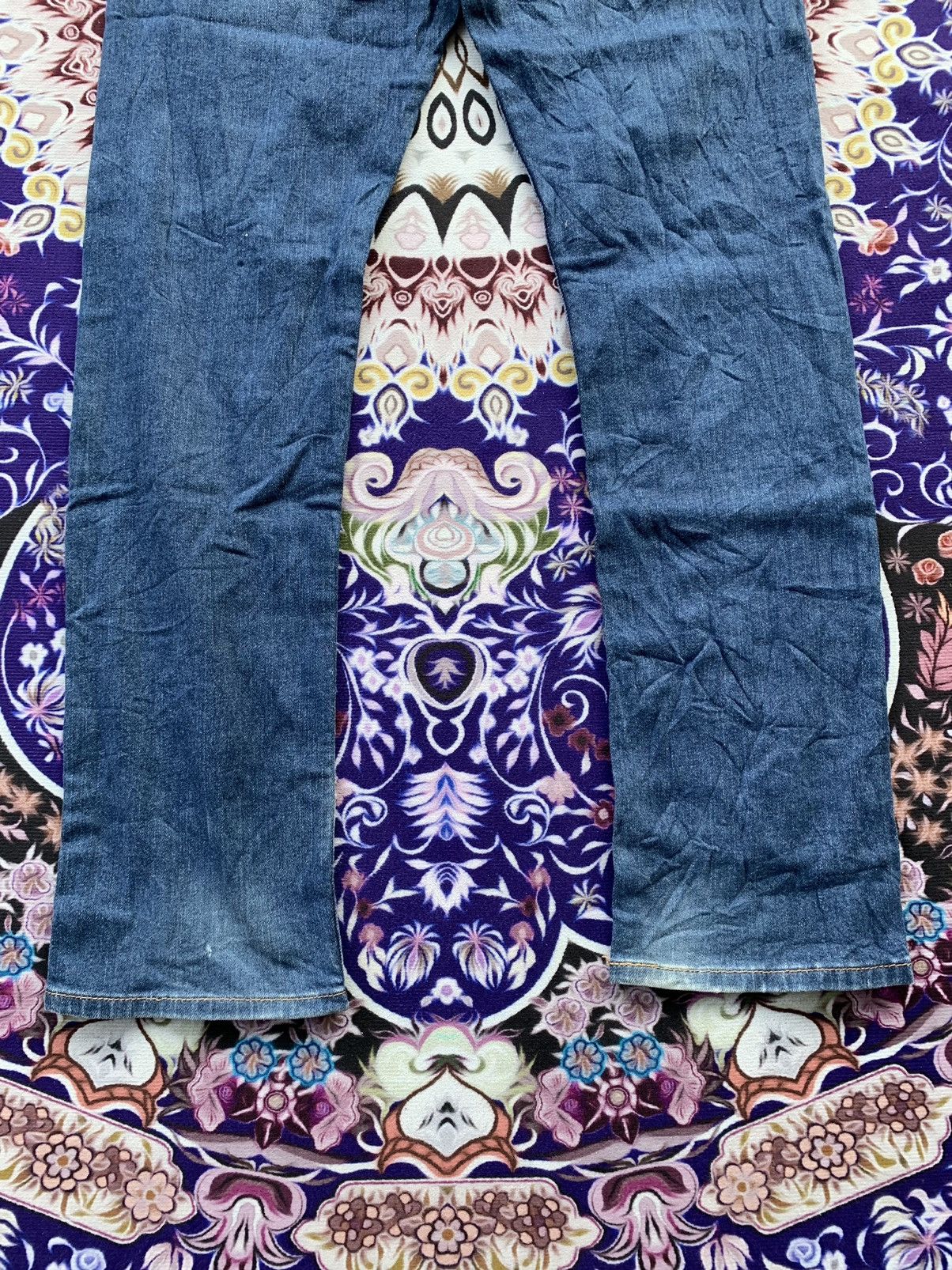 Levi's Levis 513 Faded Wash Denim Size US 34 / EU 50 - 8 Thumbnail