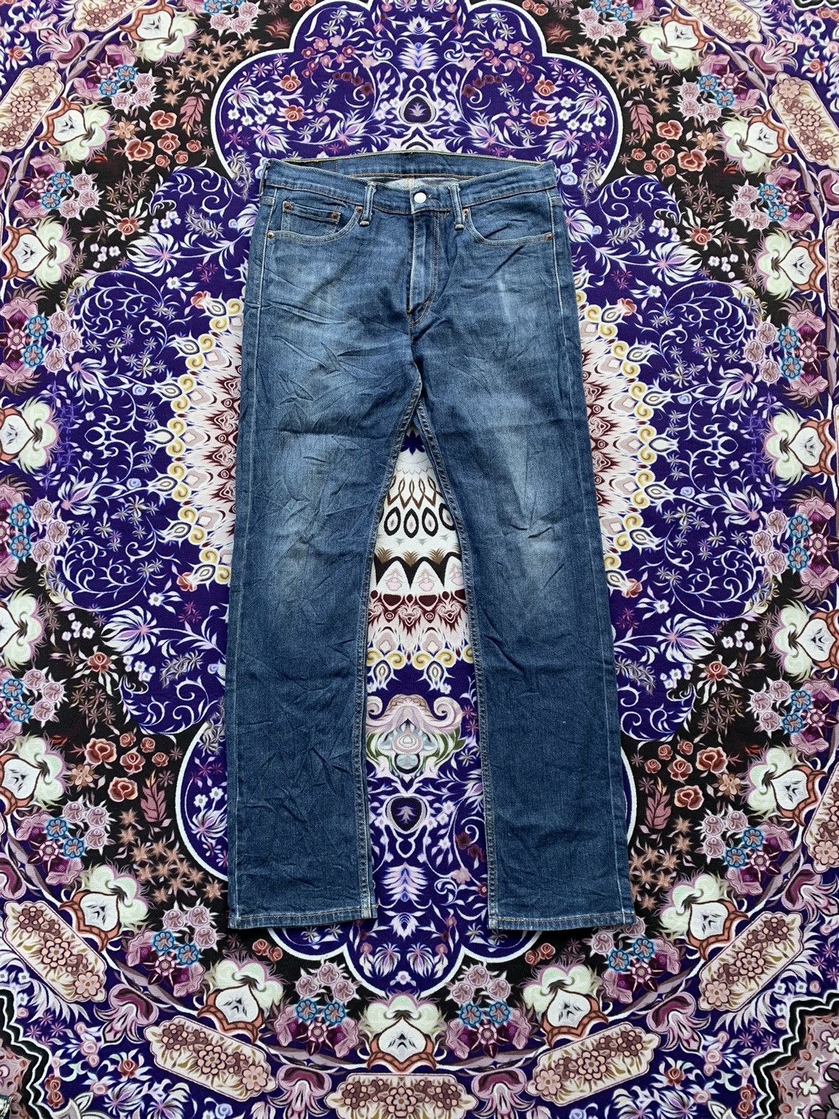 Levi's Levis 513 Faded Wash Denim Size US 34 / EU 50 - 1 Thumbnail