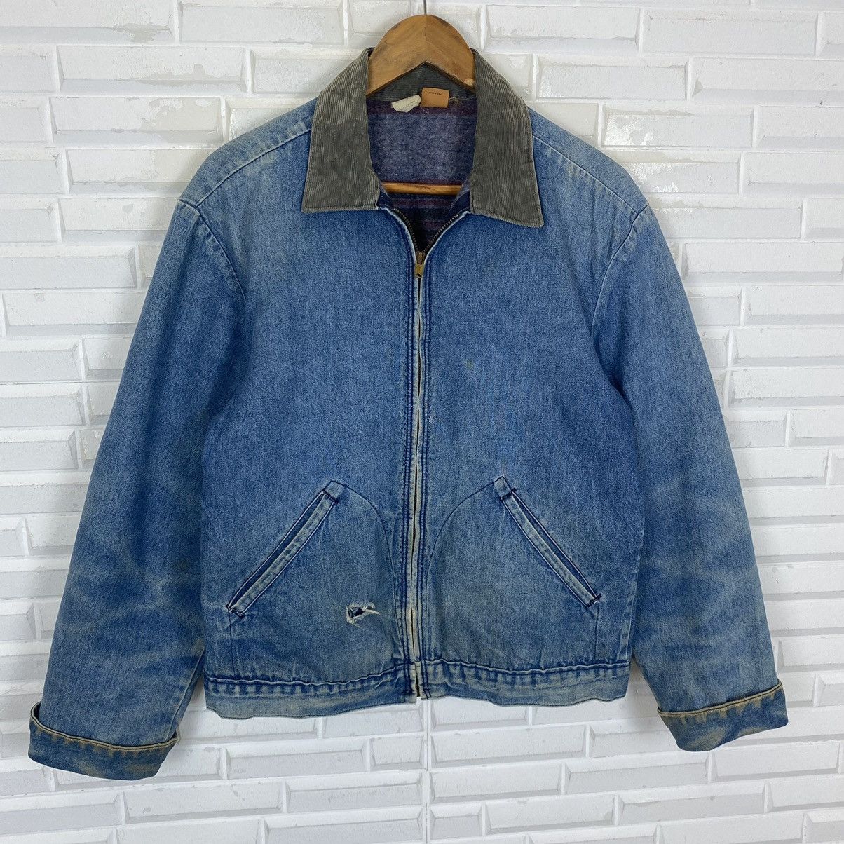 Vintage Vintage Big Ben by Wrangler blanket lining zipper jacket Size US M / EU 48-50 / 2 - 3 Thumbnail