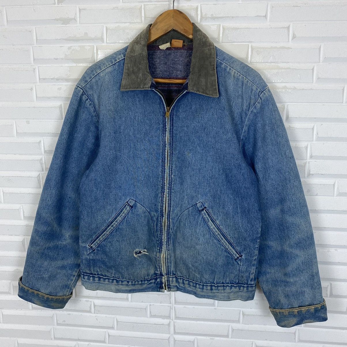 Vintage Vintage Big Ben by Wrangler blanket lining zipper jacket Size US M / EU 48-50 / 2 - 4 Thumbnail