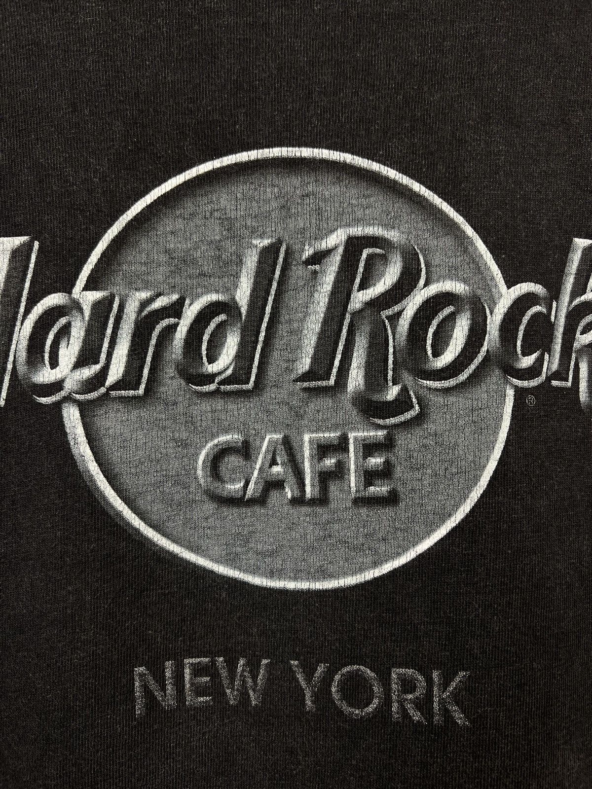 Hard Rock Cafe × Vintage Vintage 90s Hard Rock Cafe Faded New York T-shirt XL Size US XL / EU 56 / 4 - 3 Thumbnail