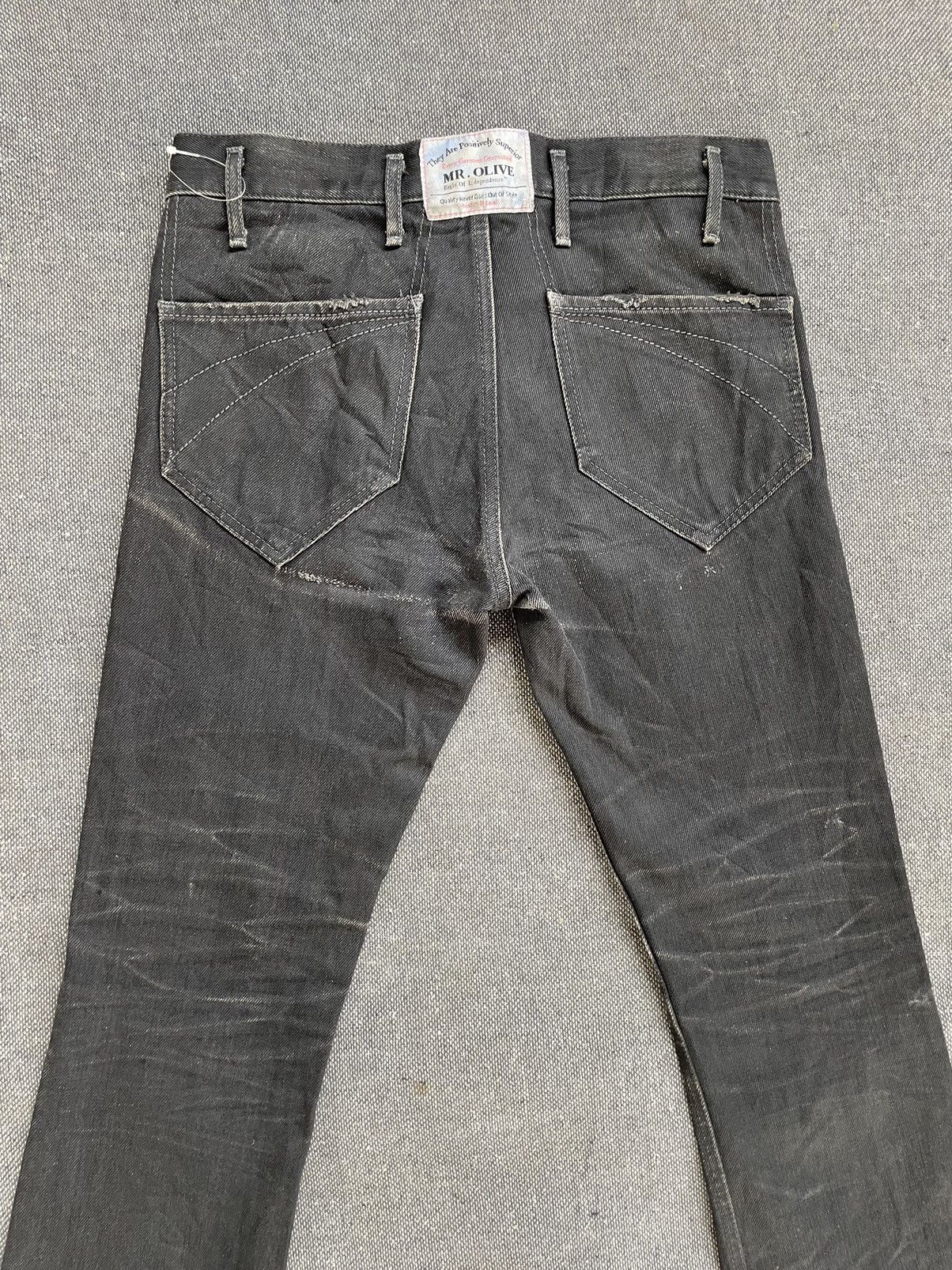 Japanese Brand × Mr. Olive Product Of Japan Vintage Flare Jeans Mr Olive Jeans Size US 30 / EU 46 - 9 Thumbnail
