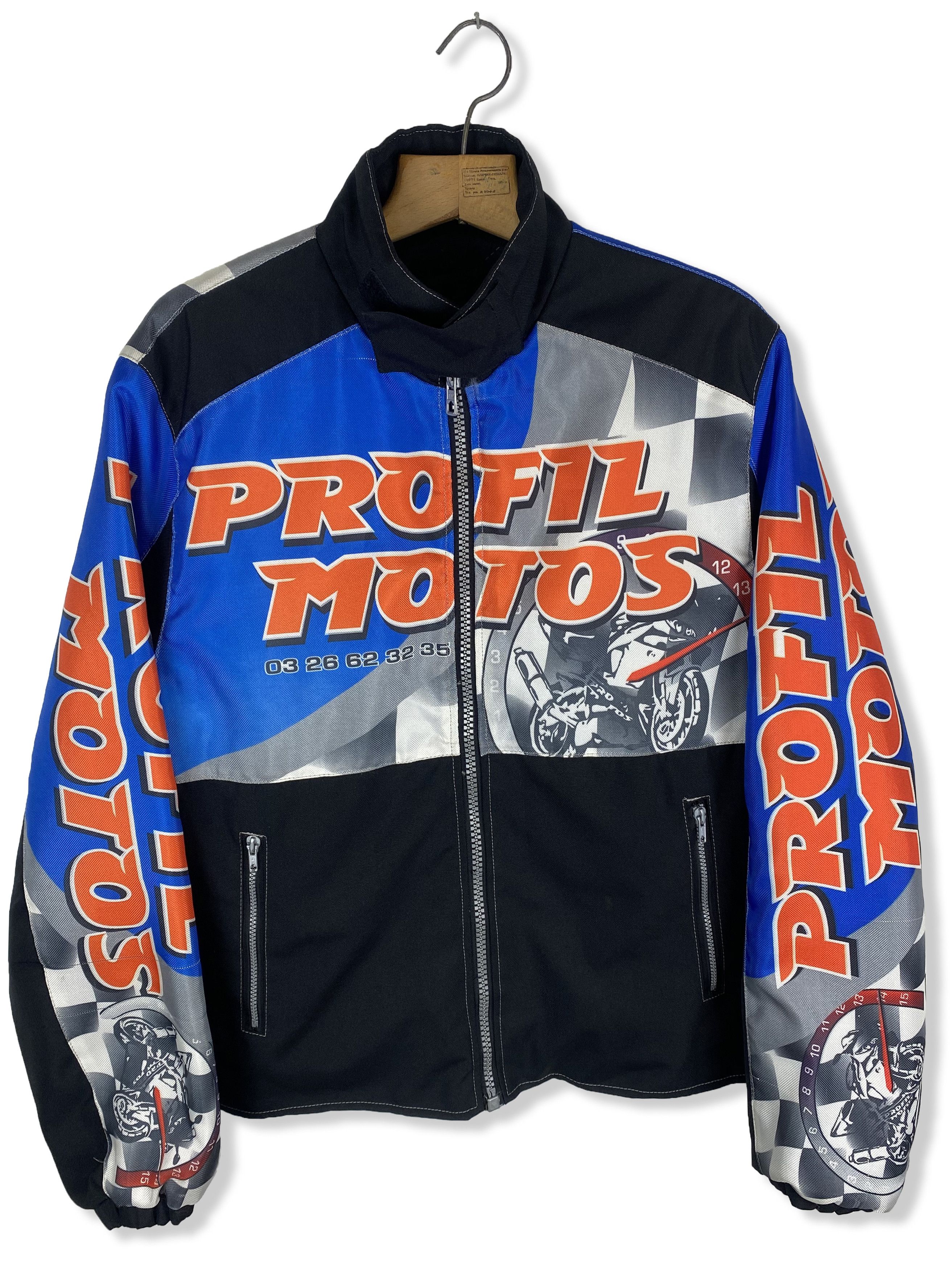 Vintage Vintage RACING Y2k Graphic Jacket M364 Size US XL / EU 56 / 4 - 1 Thumbnail