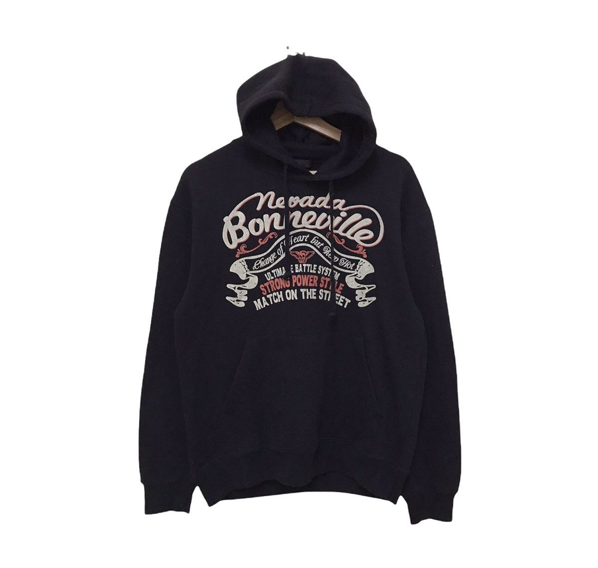 Vintage Vintage Nevada Bonneville Hoodie Sweatshirt Big Spellout Size US M / EU 48-50 / 2 - 3 Thumbnail