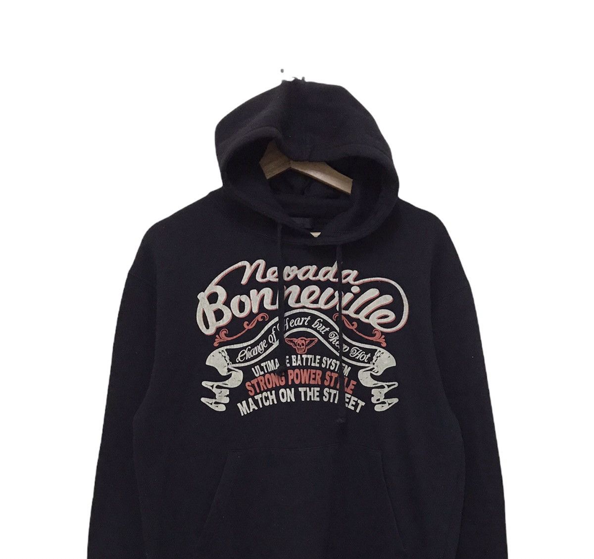Vintage Vintage Nevada Bonneville Hoodie Sweatshirt Big Spellout Size US M / EU 48-50 / 2 - 4 Thumbnail