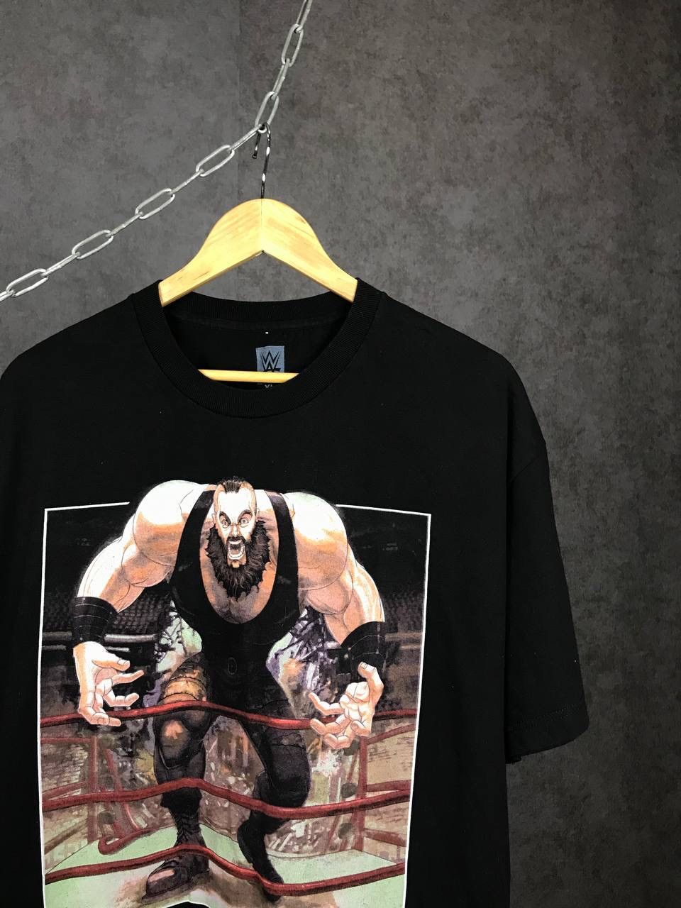 WWE Braun WWE WWF wrestling overprinted vintage tee Size US XL / EU 56 / 4 - 3 Thumbnail