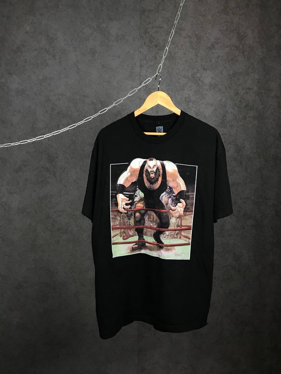 WWE Braun WWE WWF wrestling overprinted vintage tee Size US XL / EU 56 / 4 - 1 Thumbnail