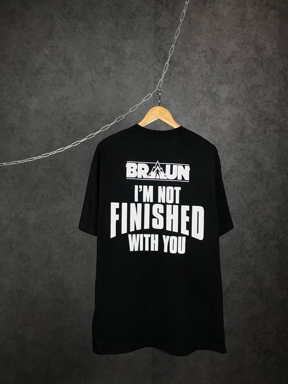 WWE Braun WWE WWF wrestling overprinted vintage tee Size US XL / EU 56 / 4 - 2 Thumbnail