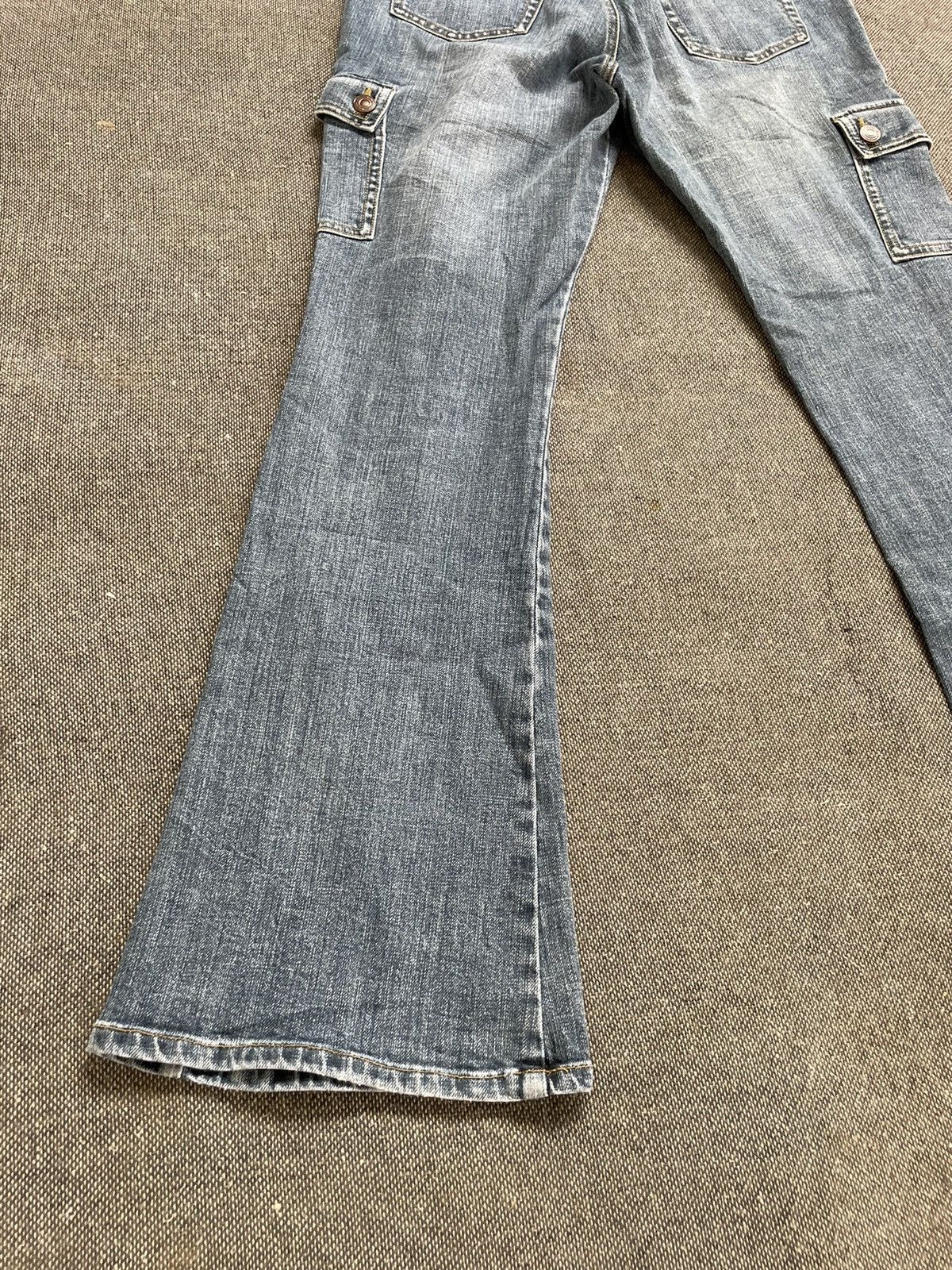 Japanese Brand Vintage Low Rise Flare Jeans World Jeans Size US 30 / EU 46 - 13 Thumbnail
