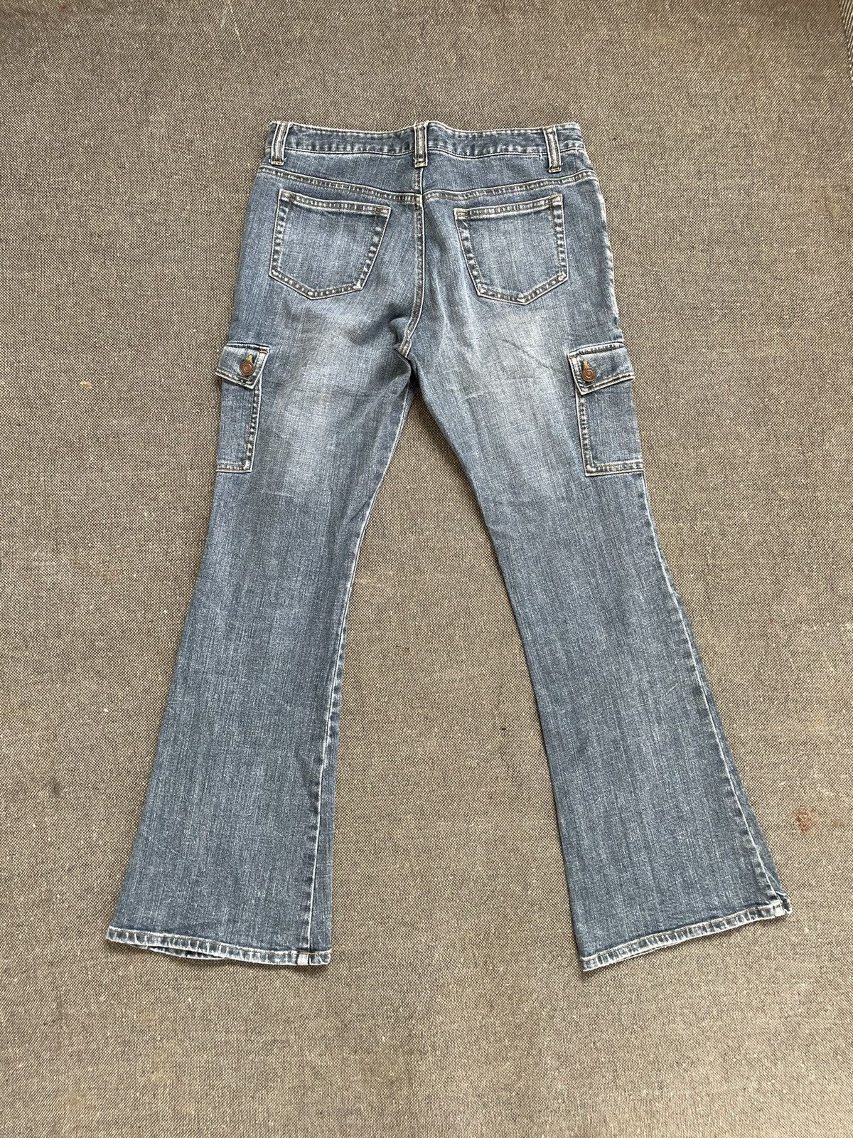 Japanese Brand Vintage Low Rise Flare Jeans World Jeans Size US 30 / EU 46 - 10 Thumbnail