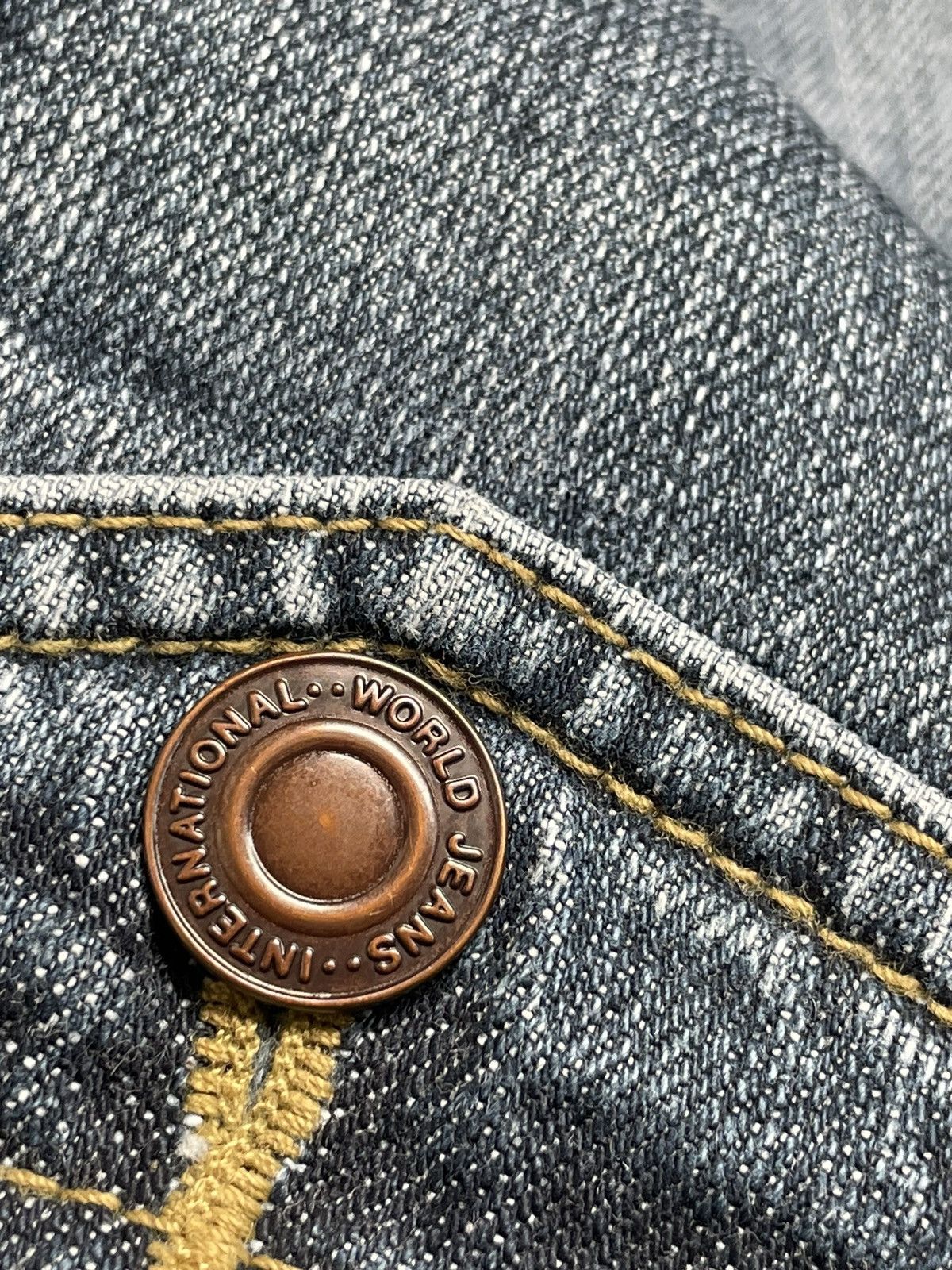 Japanese Brand Vintage Low Rise Flare Jeans World Jeans Size US 30 / EU 46 - 17 Thumbnail