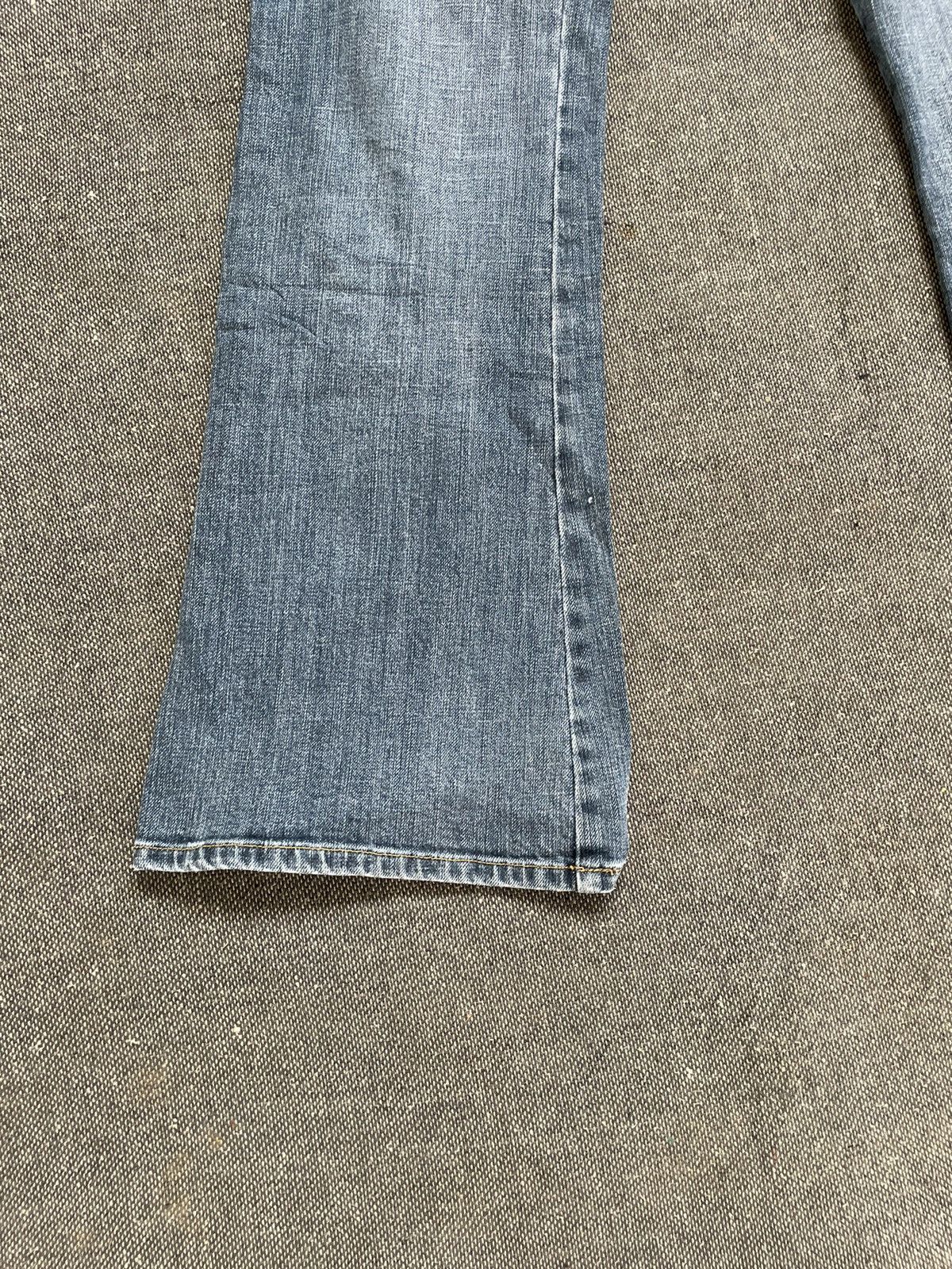 Japanese Brand Vintage Low Rise Flare Jeans World Jeans Size US 30 / EU 46 - 7 Thumbnail