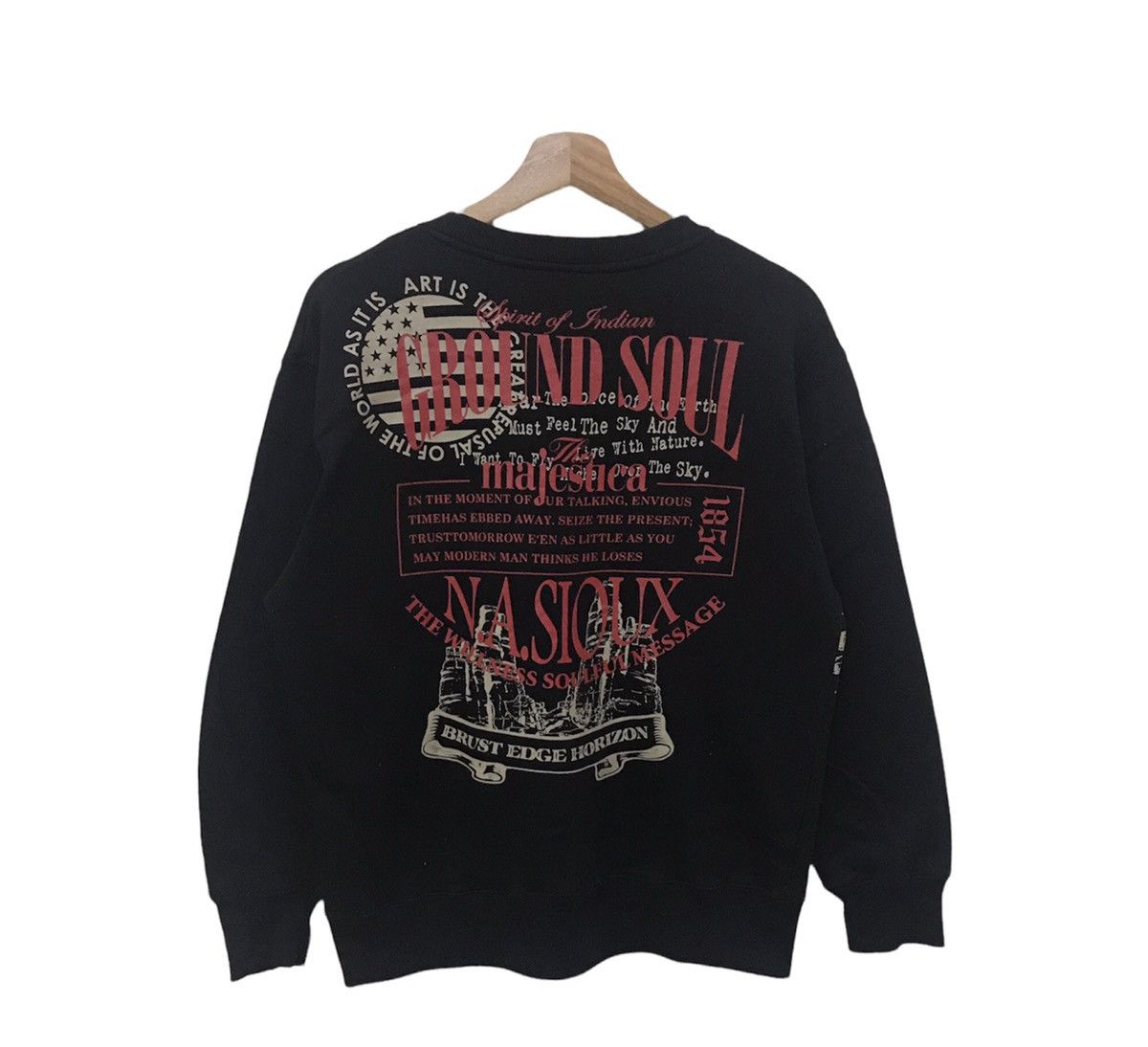 Vintage Japanese Brand Brust Edge Horizon Sweatshirt