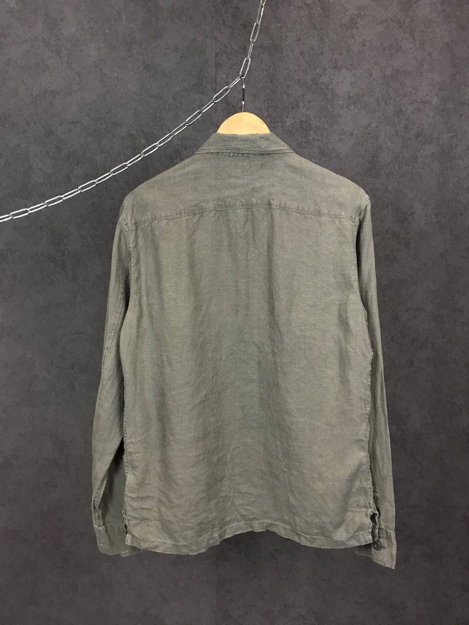 Allsaints Allsaints luxury streetwear linen shirt Size US M / EU 48-50 / 2 - 5 Thumbnail