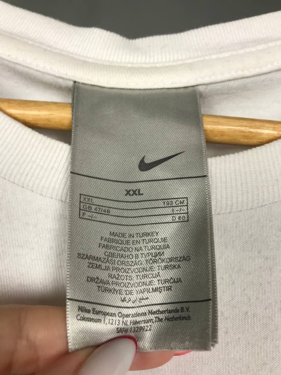 Nike × Vintage Nike Just Do It swoosh streetwear vintage center logo tee Size US XXL / EU 58 / 5 - 4 Thumbnail