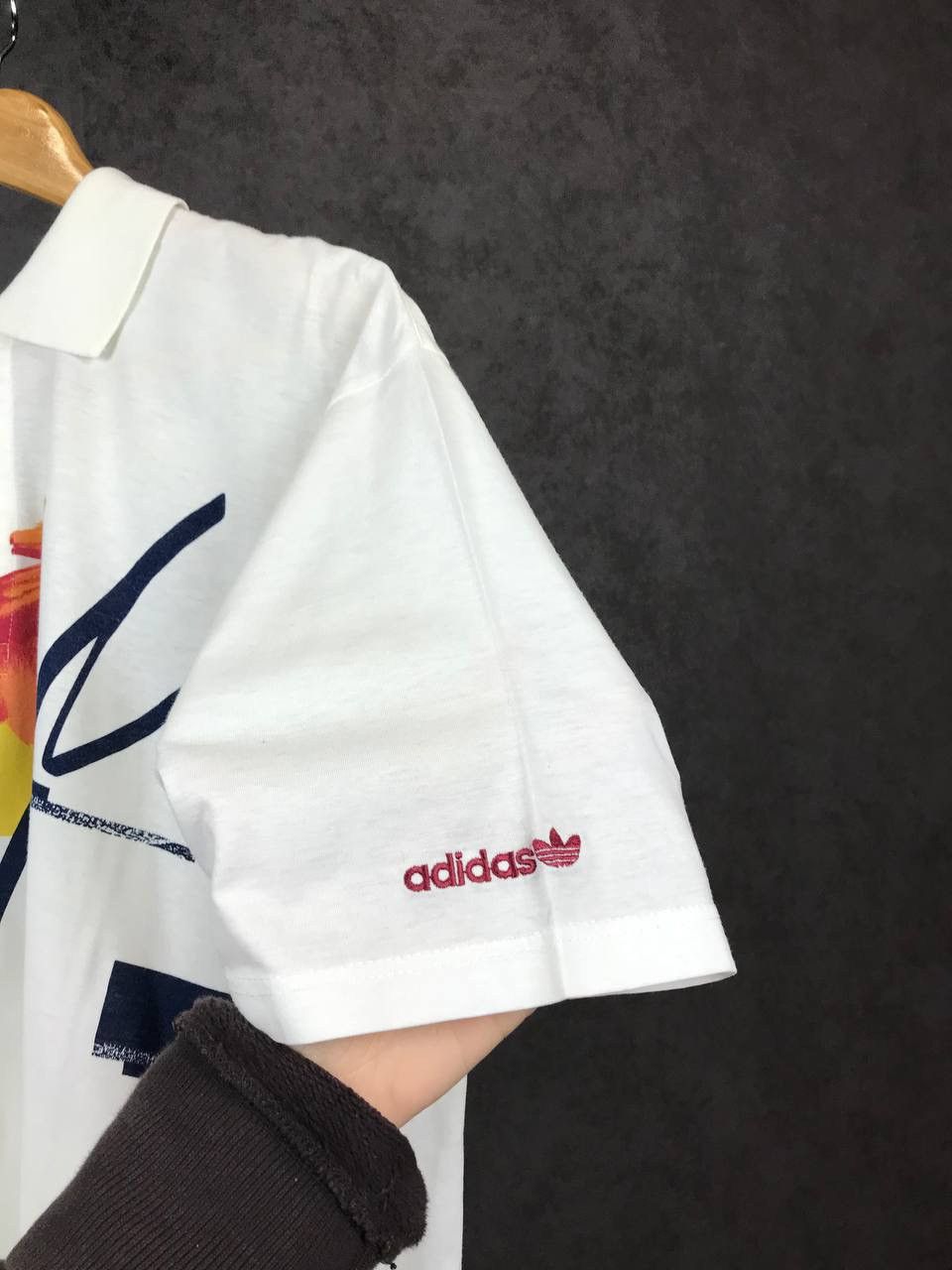 Vintage Adidas vintage streetwear Andre Agassi polo tee Size US L / EU 52-54 / 3 - 6 Thumbnail