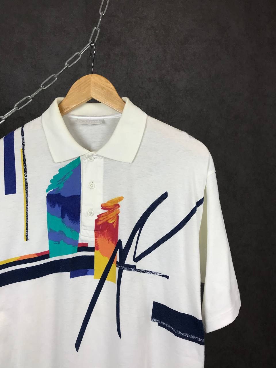 Vintage Adidas vintage streetwear Andre Agassi polo tee Size US L / EU 52-54 / 3 - 2 Thumbnail