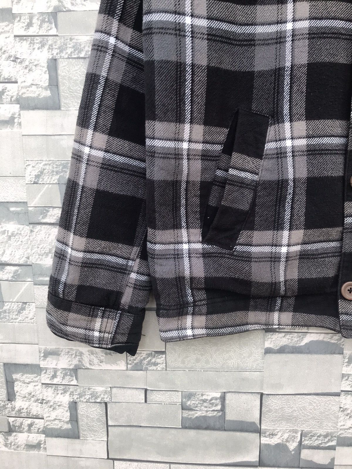 Flannel Vintage Quiksilver Sherpa-Lined Fleece Flannel Jacket Size US L / EU 52-54 / 3 - 10 Thumbnail