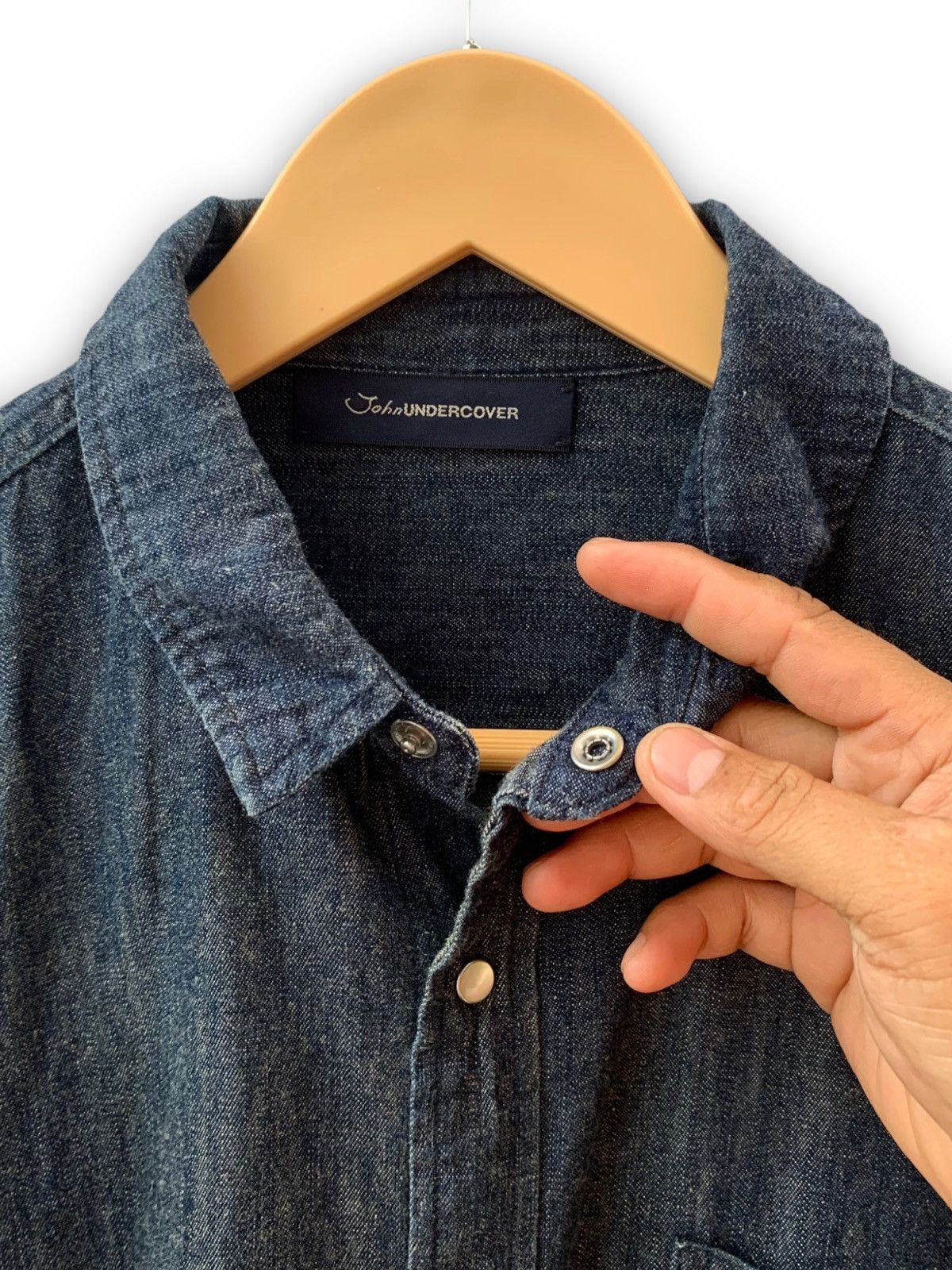 Japanese Brand × John Undercover × Undercover JOHN UNDERCOVER JAPANESE BRAND DESIGNER SHIRT BUTTONS UP Size US M / EU 48-50 / 2 - 7 Thumbnail