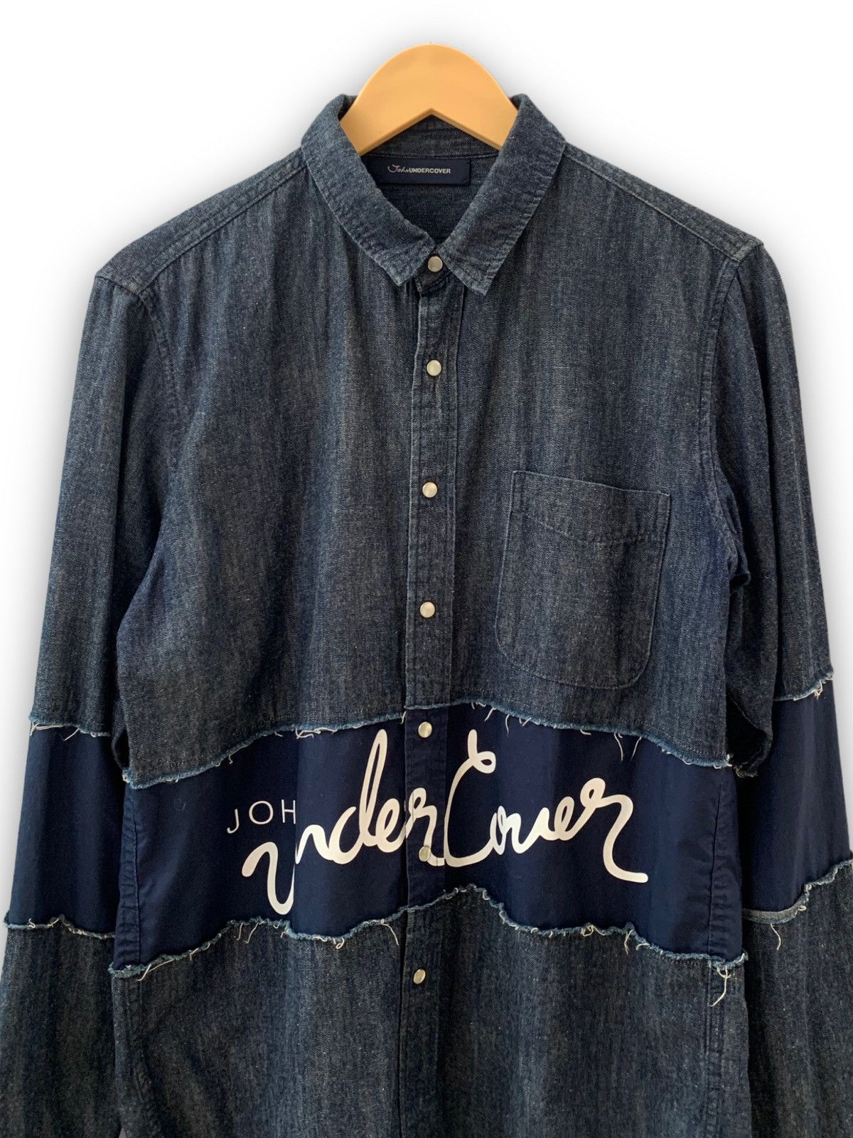 Japanese Brand × John Undercover × Undercover JOHN UNDERCOVER JAPANESE BRAND DESIGNER SHIRT BUTTONS UP Size US M / EU 48-50 / 2 - 2 Thumbnail