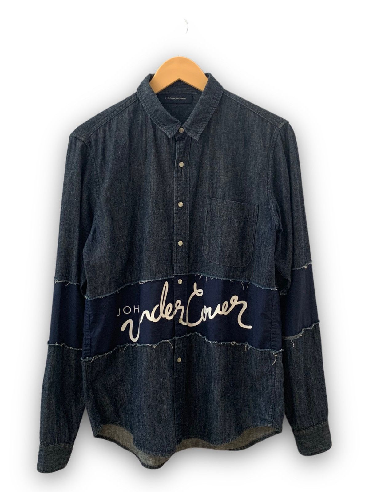 Japanese Brand × John Undercover × Undercover JOHN UNDERCOVER JAPANESE BRAND DESIGNER SHIRT BUTTONS UP Size US M / EU 48-50 / 2 - 1 Thumbnail