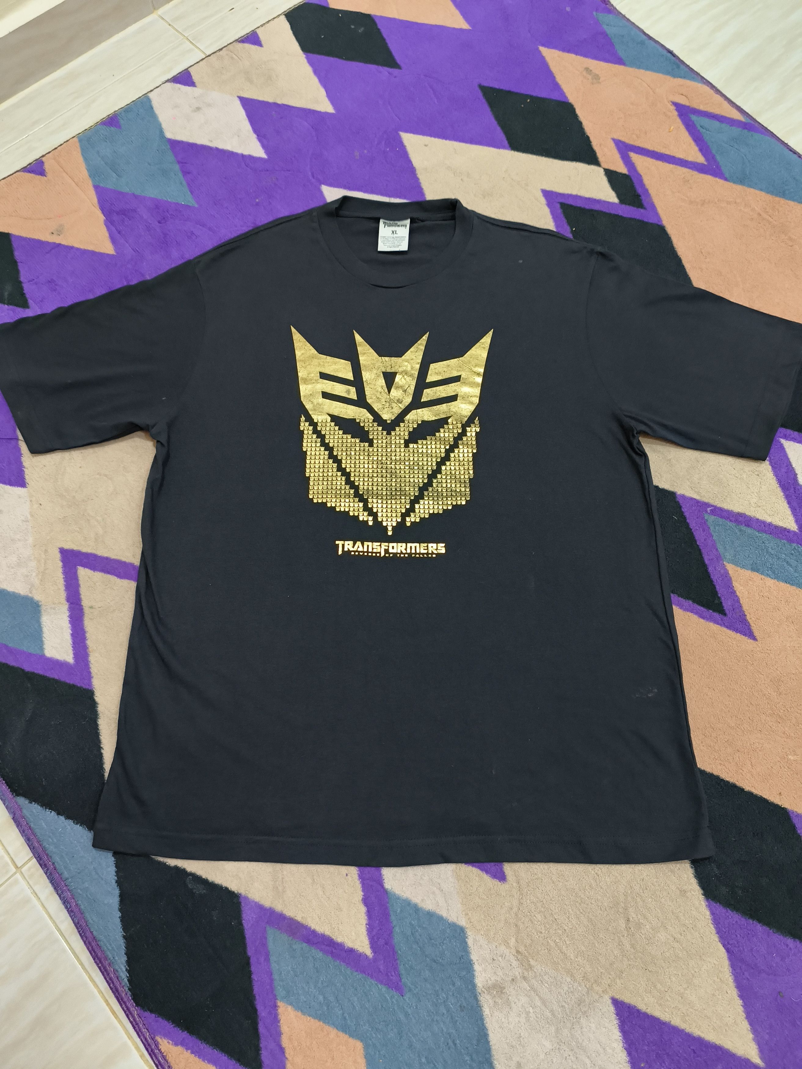 image of transformers Logo Movie Revense Of The Fallen in Black, Men's (Size XL)