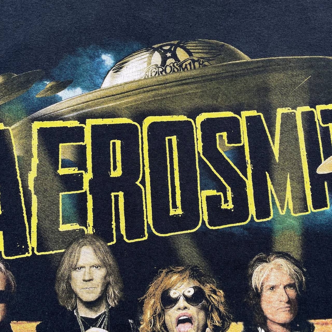 Band Tees Aerosmith The Global Warming Tour 2014 T Shirt Black Size L Size US L / EU 52-54 / 3 - 5 Thumbnail