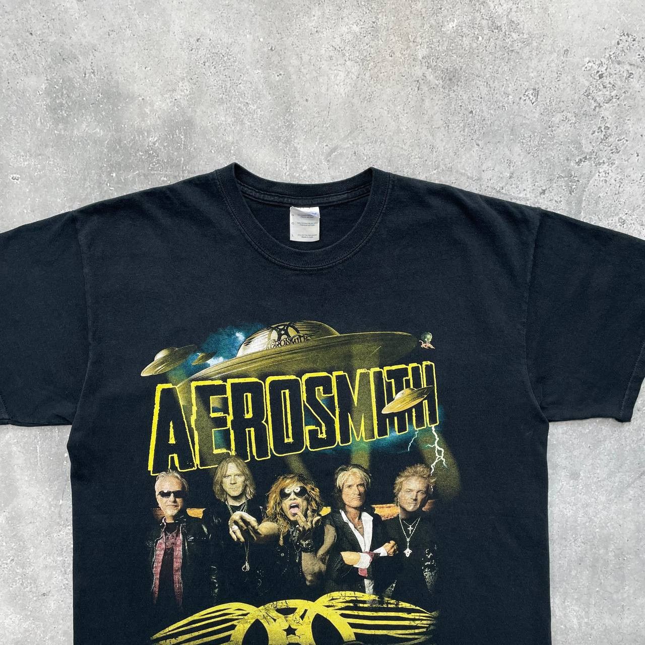 Band Tees Aerosmith The Global Warming Tour 2014 T Shirt Black Size L Size US L / EU 52-54 / 3 - 3 Thumbnail