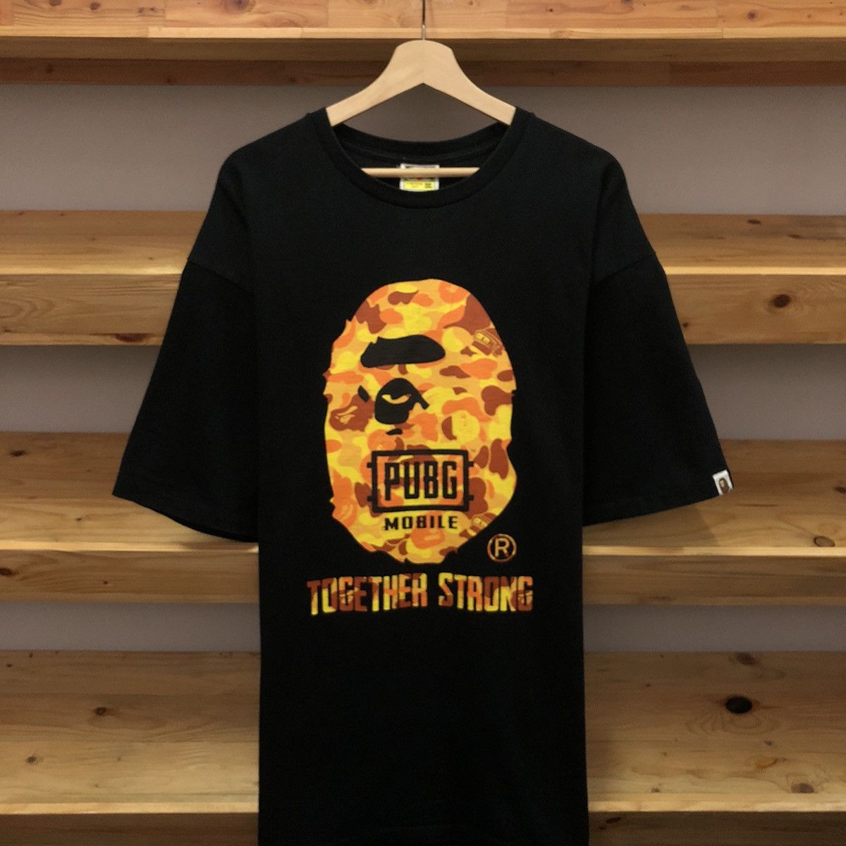 Bape x pubg t shirt best sale