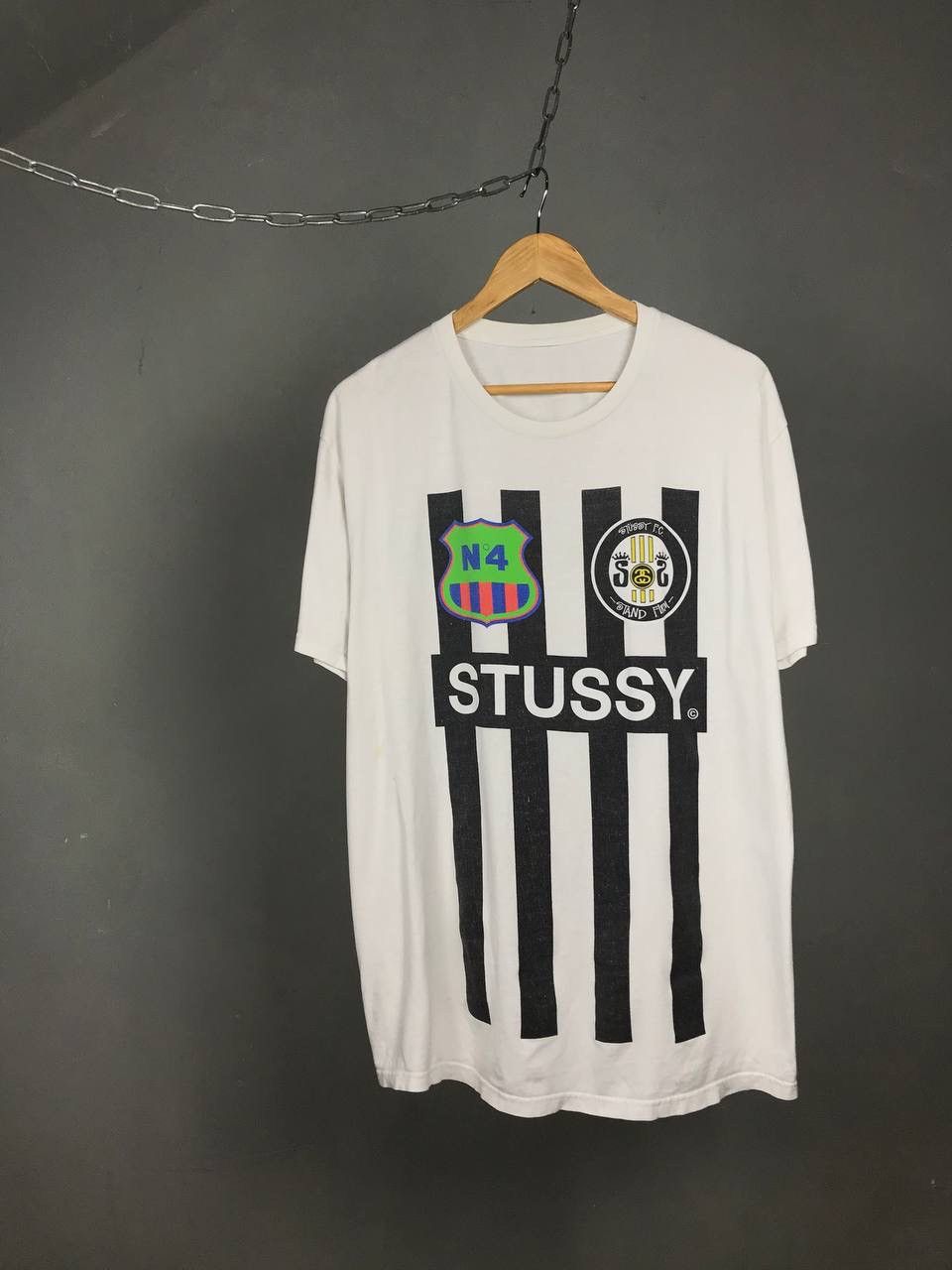 Stussy Stussy streetwear hype overprinted tee Size US XL / EU 56 / 4 - 1 Thumbnail