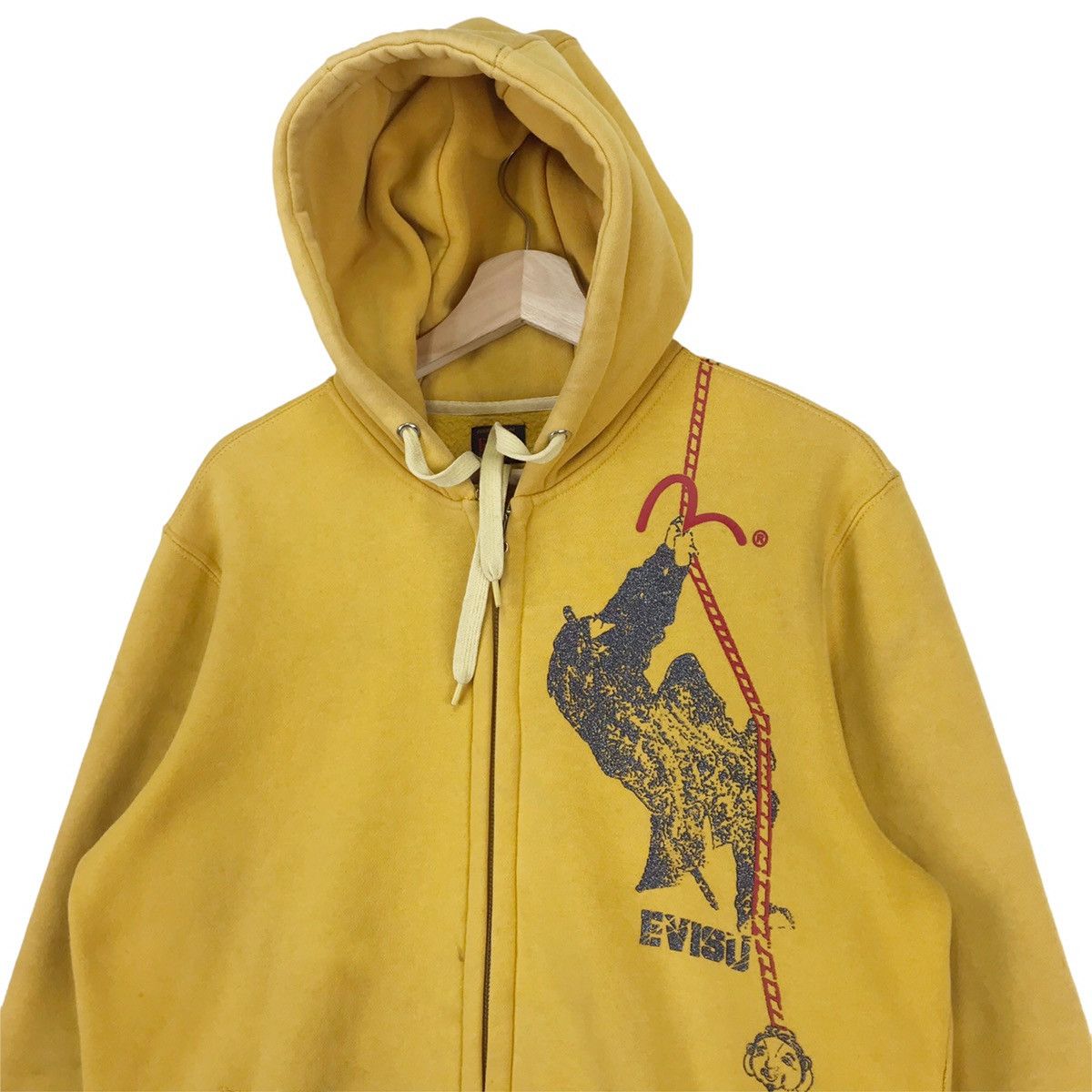 Evisu Evisu Sun Faded Zipper Samurai Hoodie Size US M / EU 48-50 / 2 - 5 Thumbnail