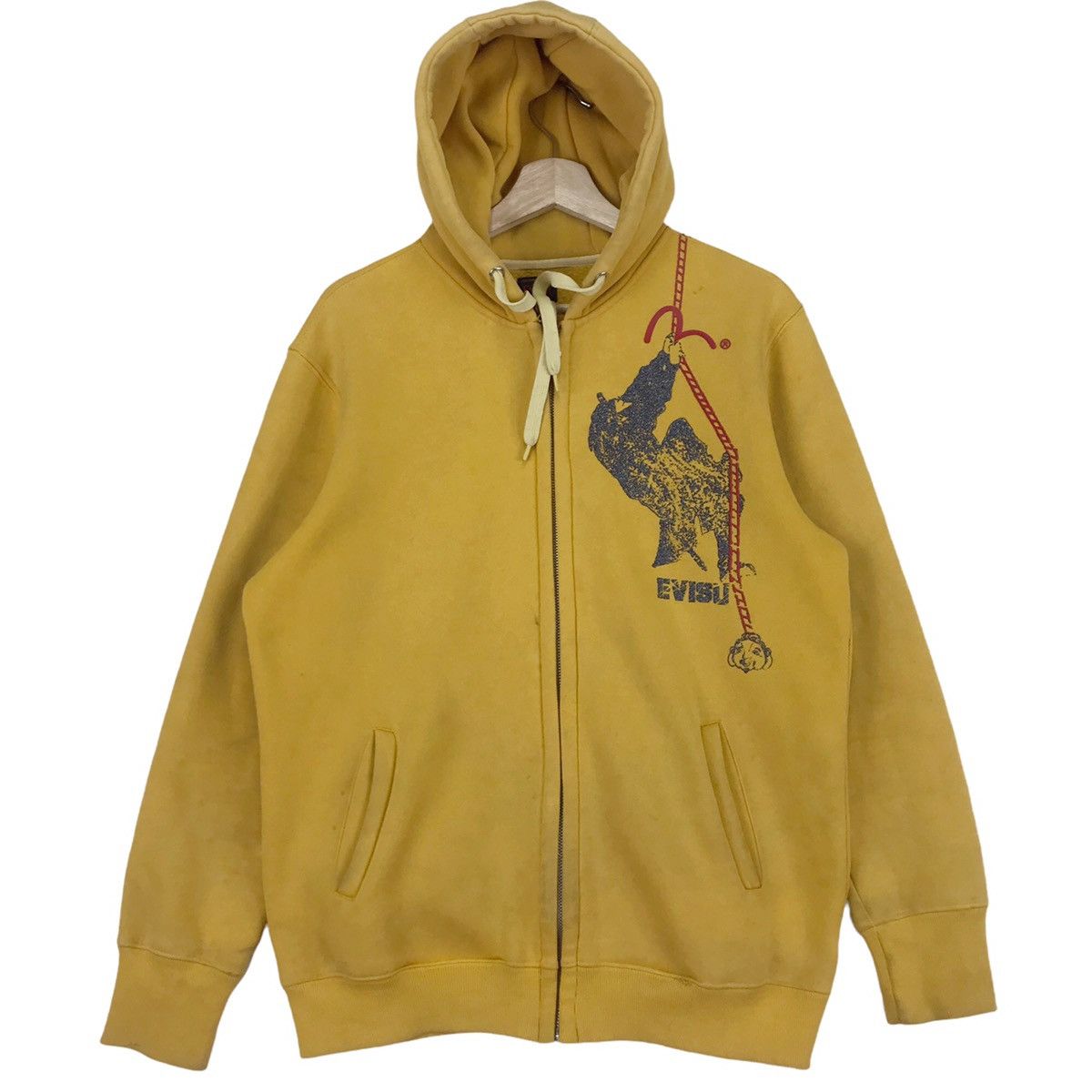 Evisu Evisu Sun Faded Zipper Samurai Hoodie Size US M / EU 48-50 / 2 - 1 Thumbnail