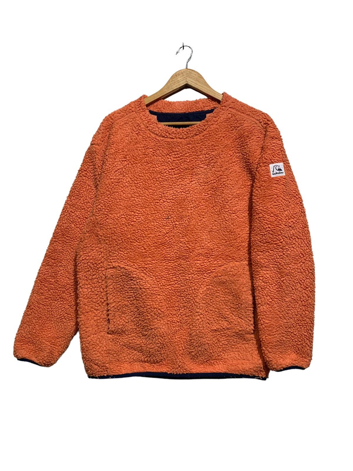 🔥QUICKSILVER DEEP PILED SHERPA PULLOVER JACKET