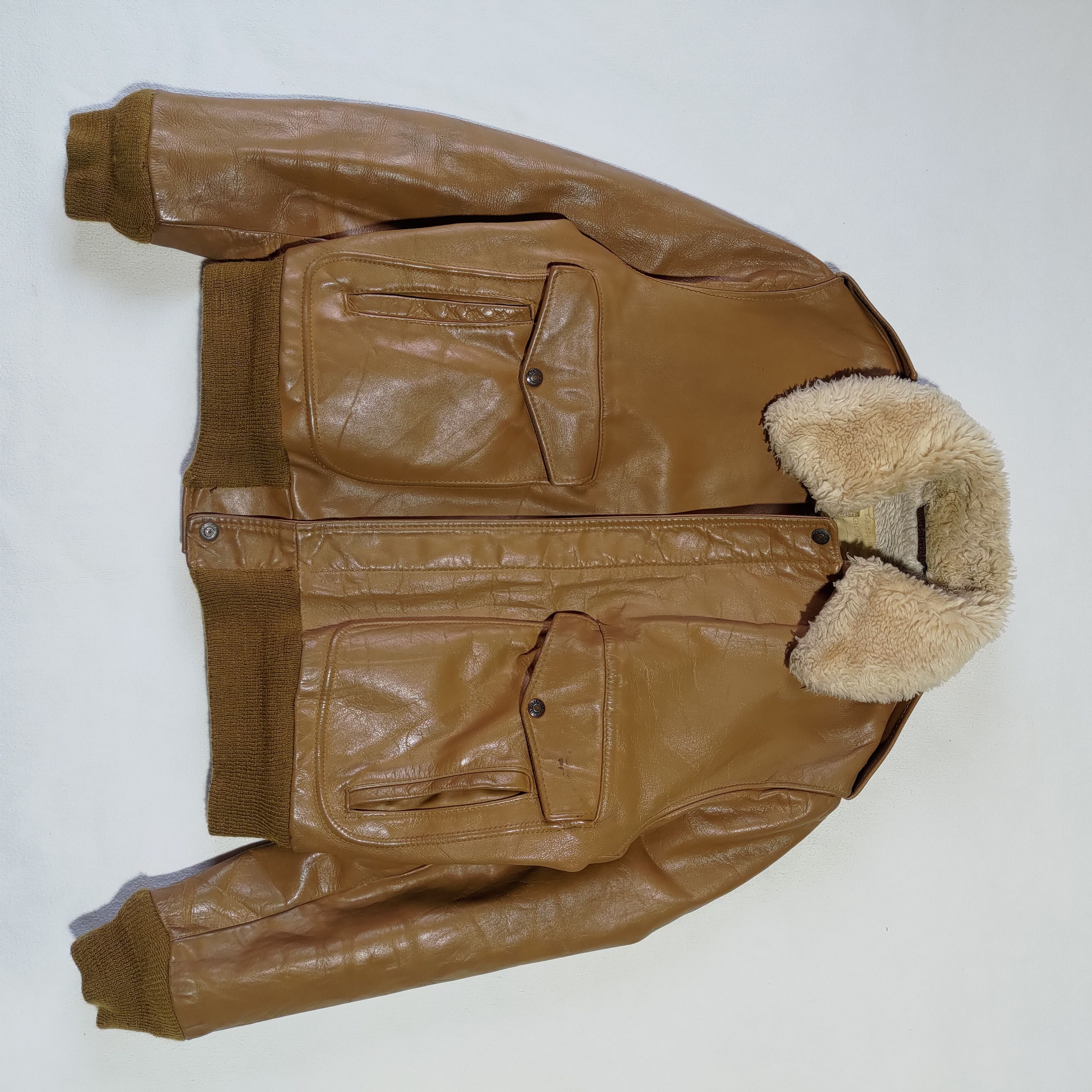 image of Schott x Vintage G1 Flight Jacket, Men's (Size Small)