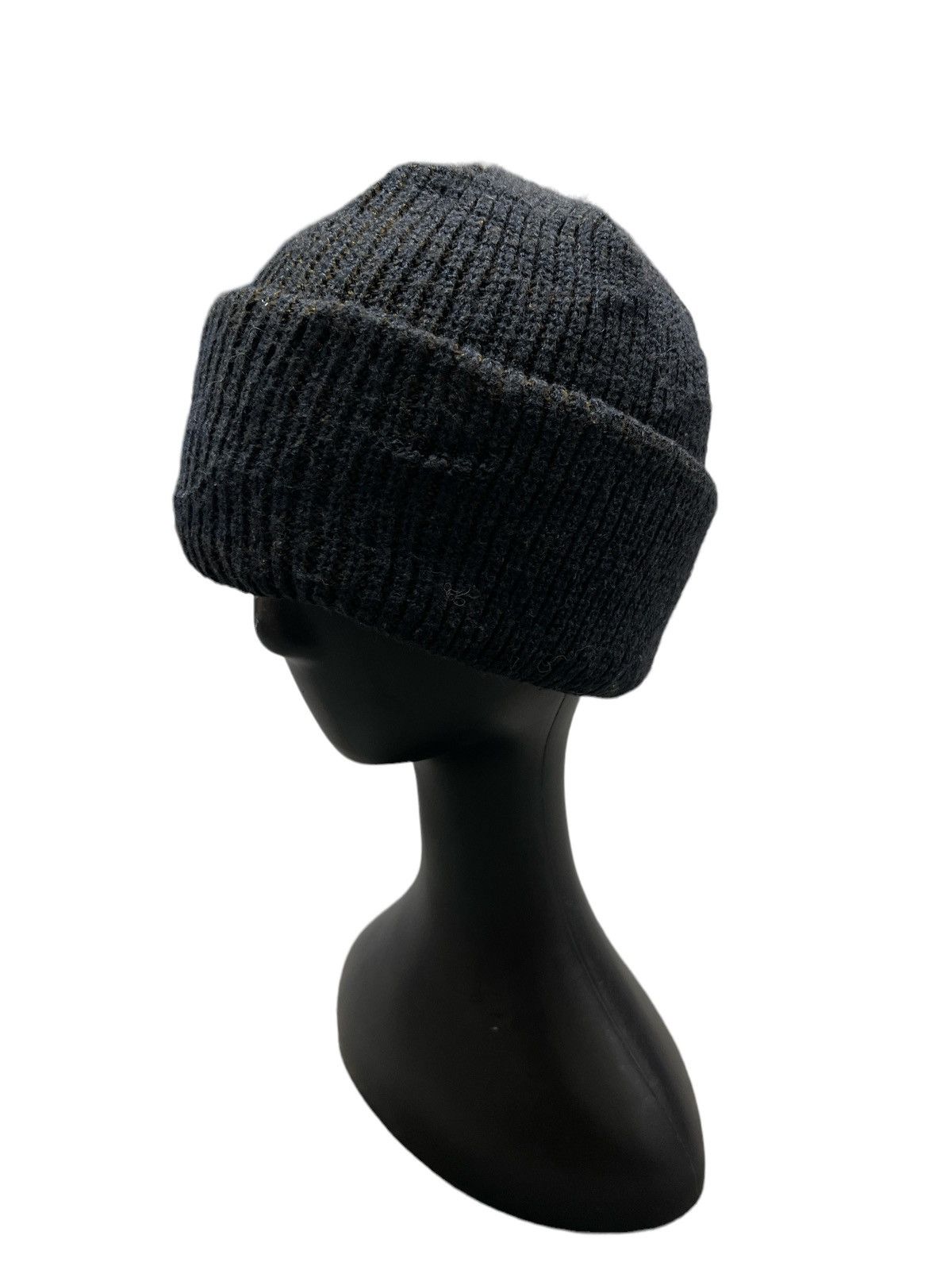 VINTAGE WOOL HAT DARK BLUE SKATER BOY